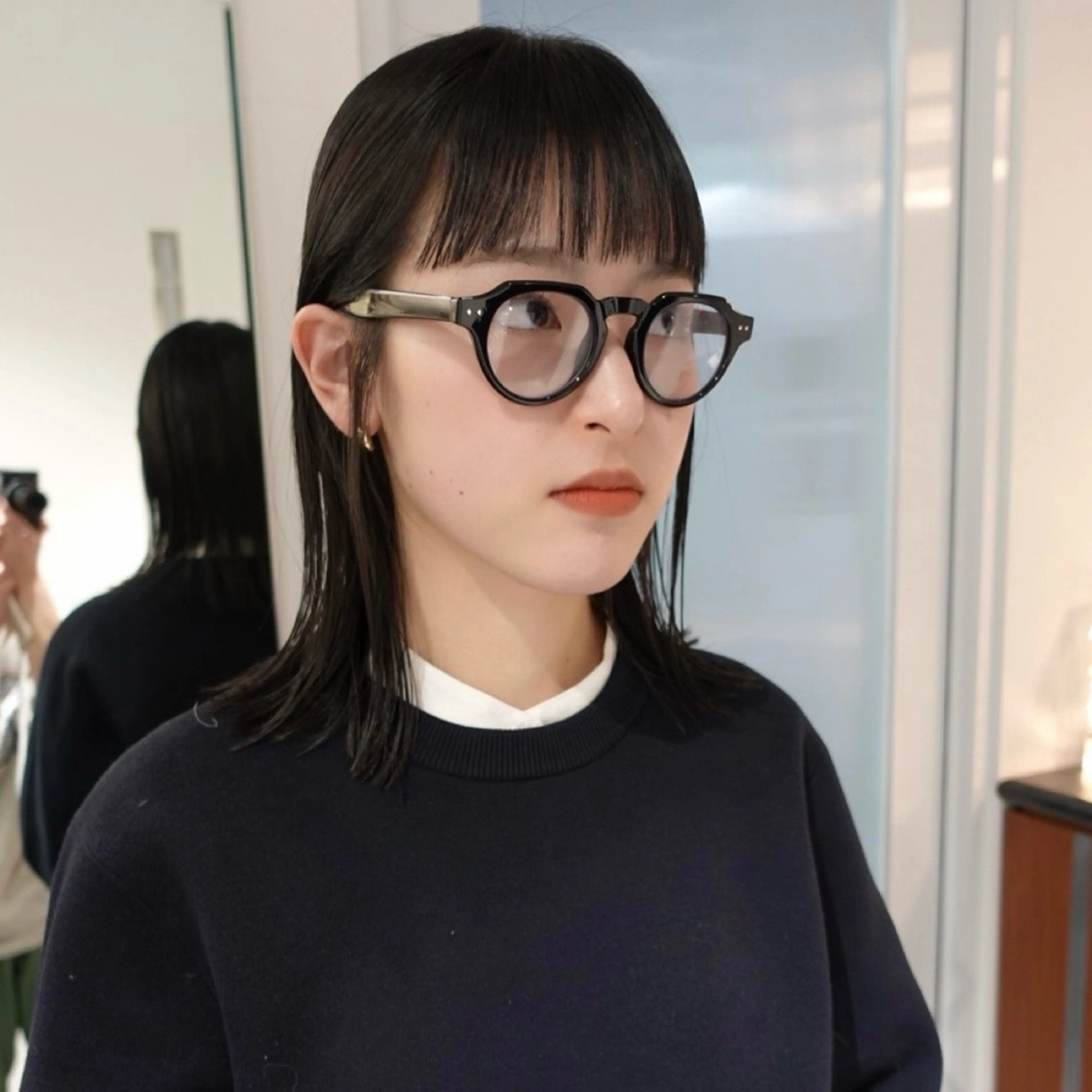 ミディアム カラー パーマ ヘアアレンジ ストレートパーマ カット 縮毛矯正 🌐サトウ リョウ🌐のヘアスタイル