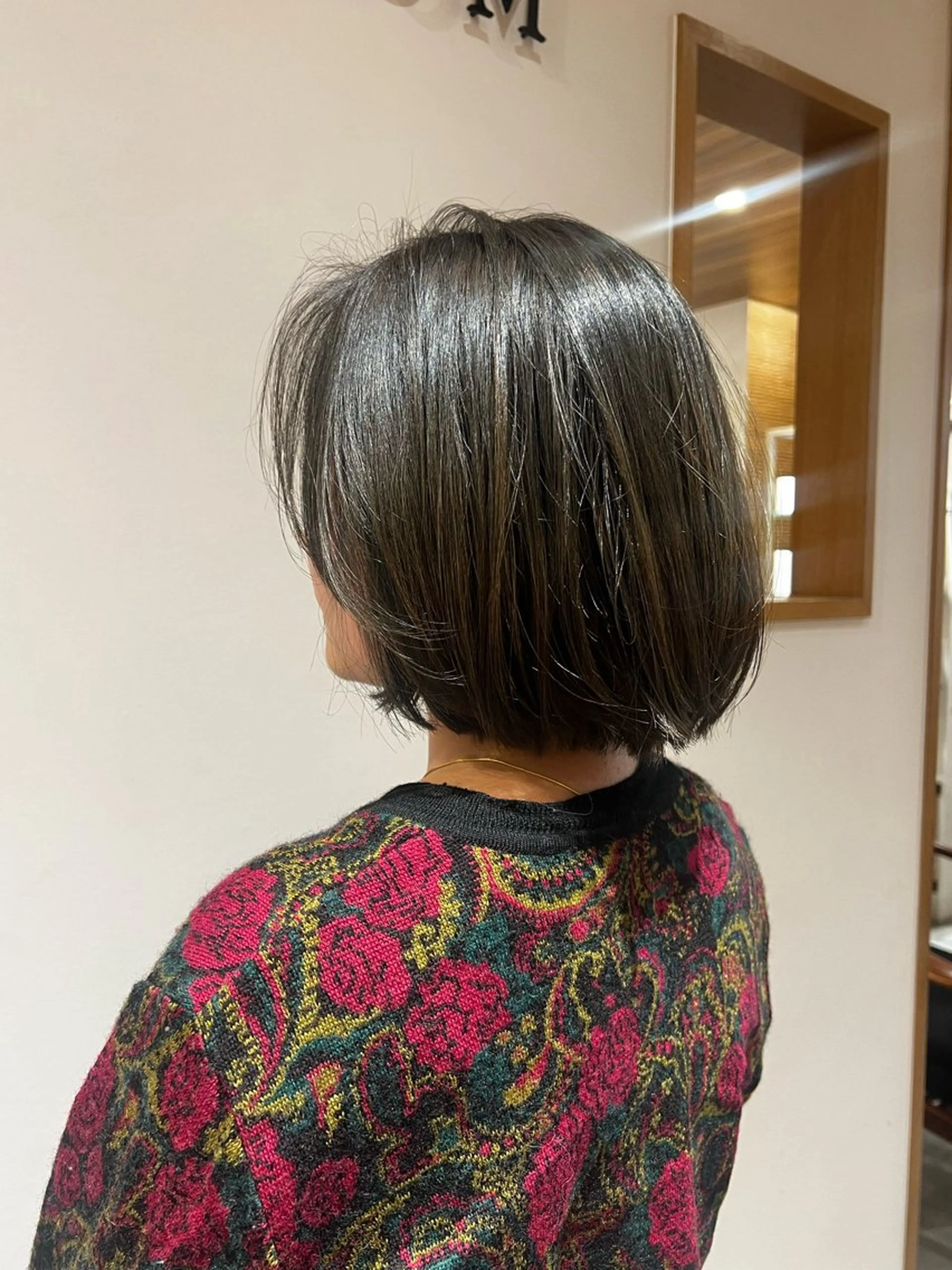 カラー ブラウンカラー トーンアップ🦢 ユメのヘアスタイル