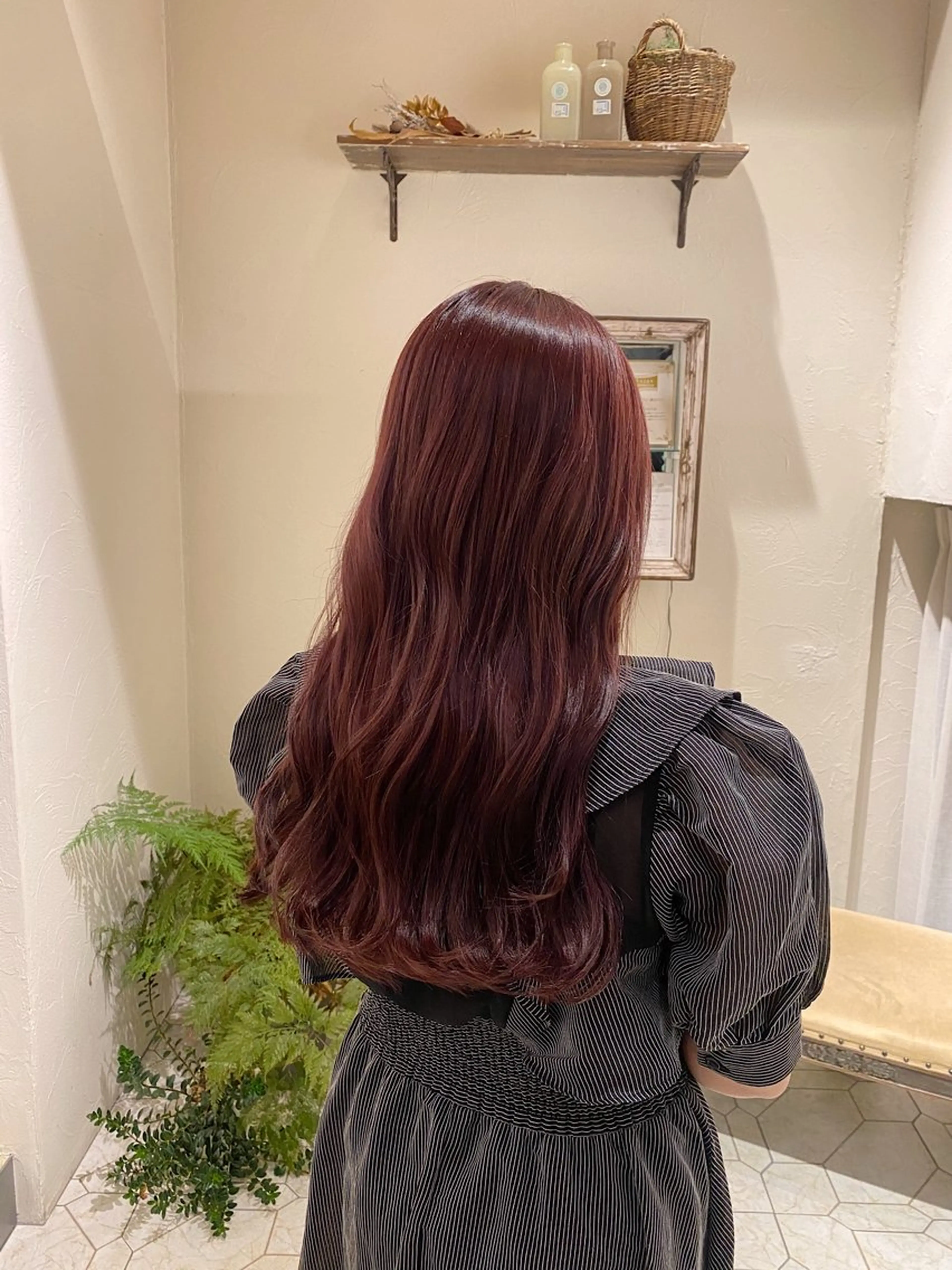 ロング ヘアカラー 艶カラー/ 縮毛矯正 /   タキダのヘアスタイル