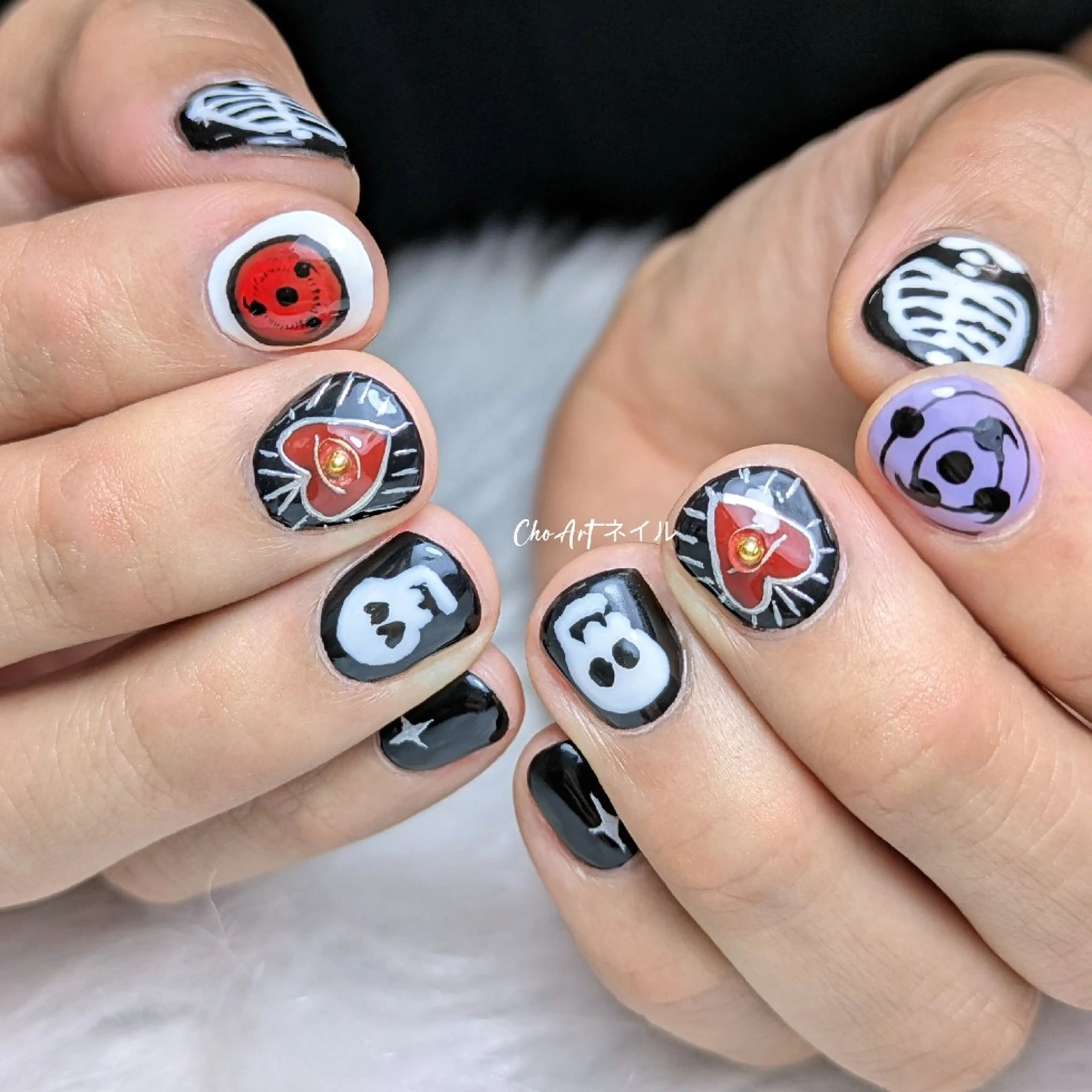 ネイル アートネイル キラキラネイル ラメ(グリッター) マグネットネイル メンズネイル Cho Artネイル所属・Cho Art ネイルのネイルデザイン