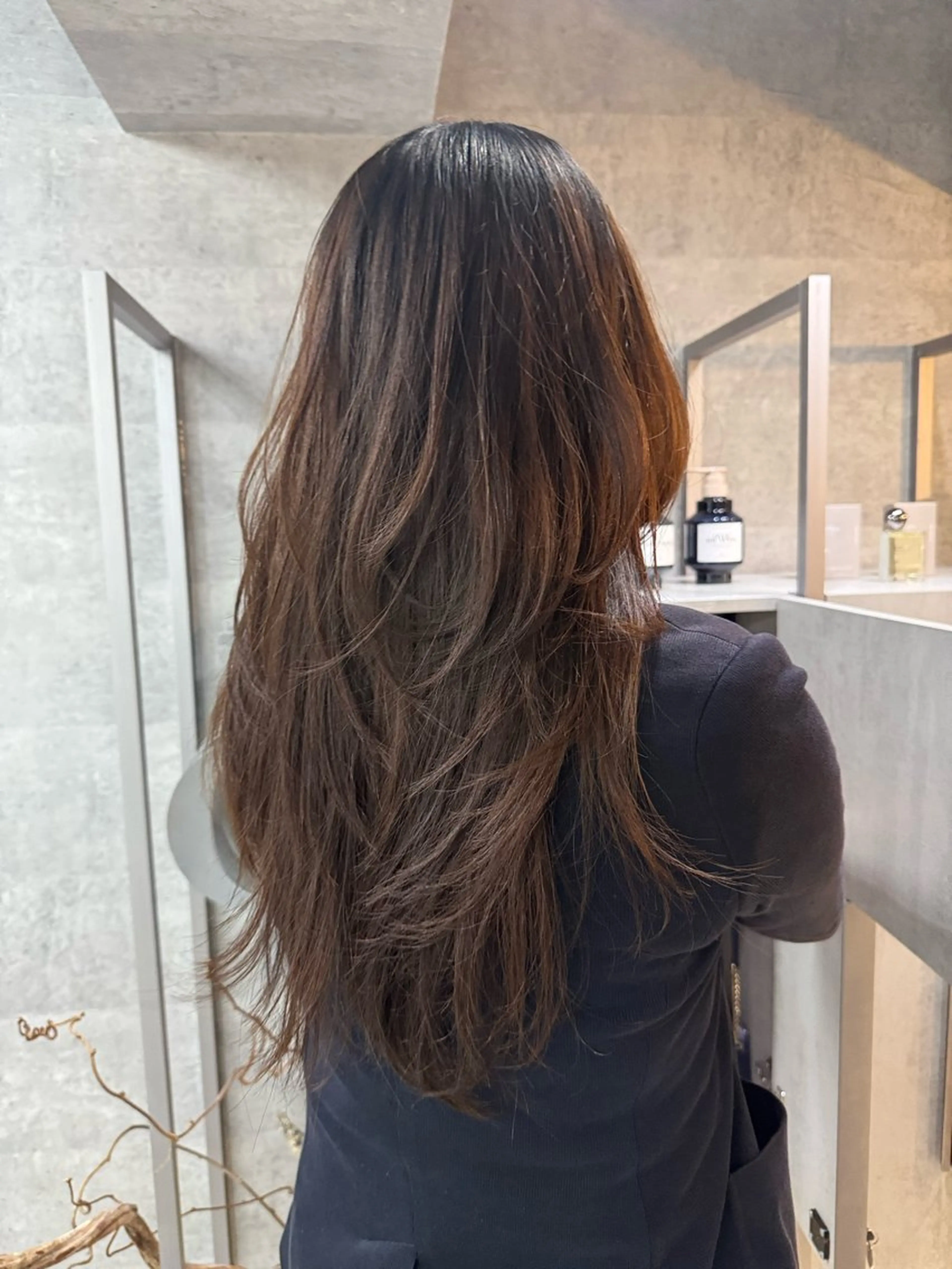 ロング ハッシュカット NOOS omotesando所属・You 表参道⚡️ あなたらしさを✨のヘアスタイル