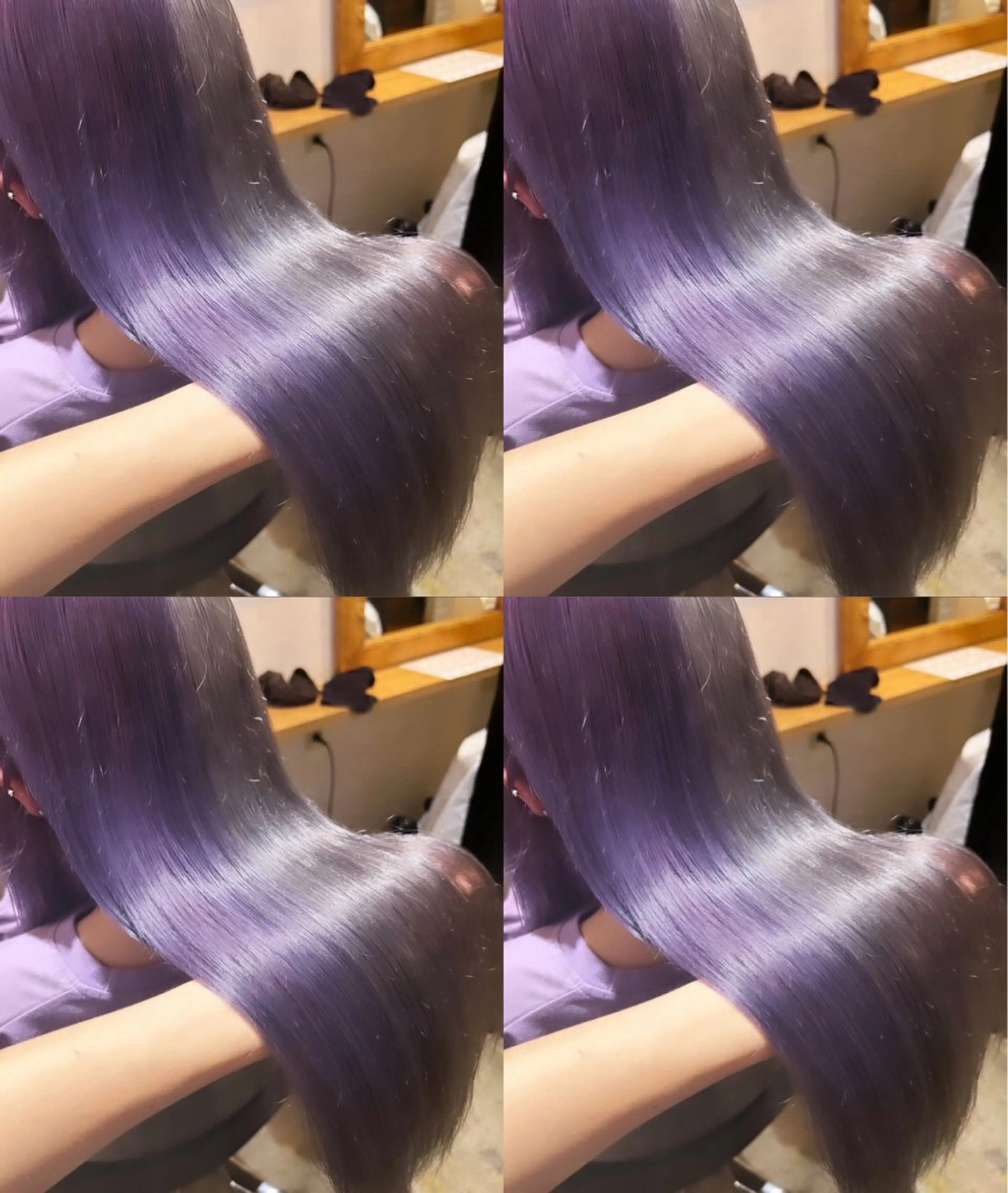 ロング カラー 髪質改善×韓国 レイヤー ひかるのヘアスタイル
