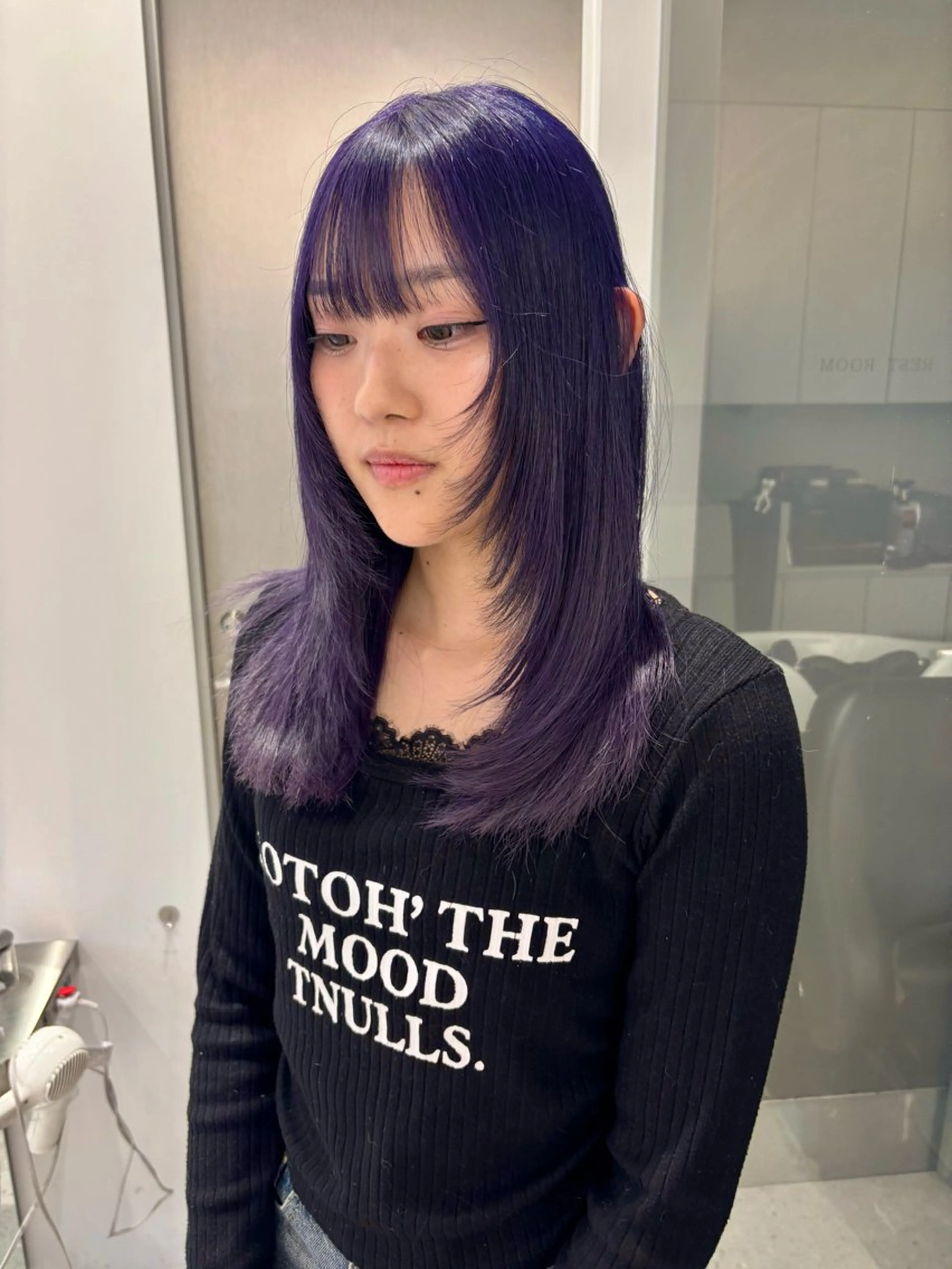 ロング 顔まわりレイヤー レイヤーカット iLi所属・iLi 《イリ》のヘアスタイル