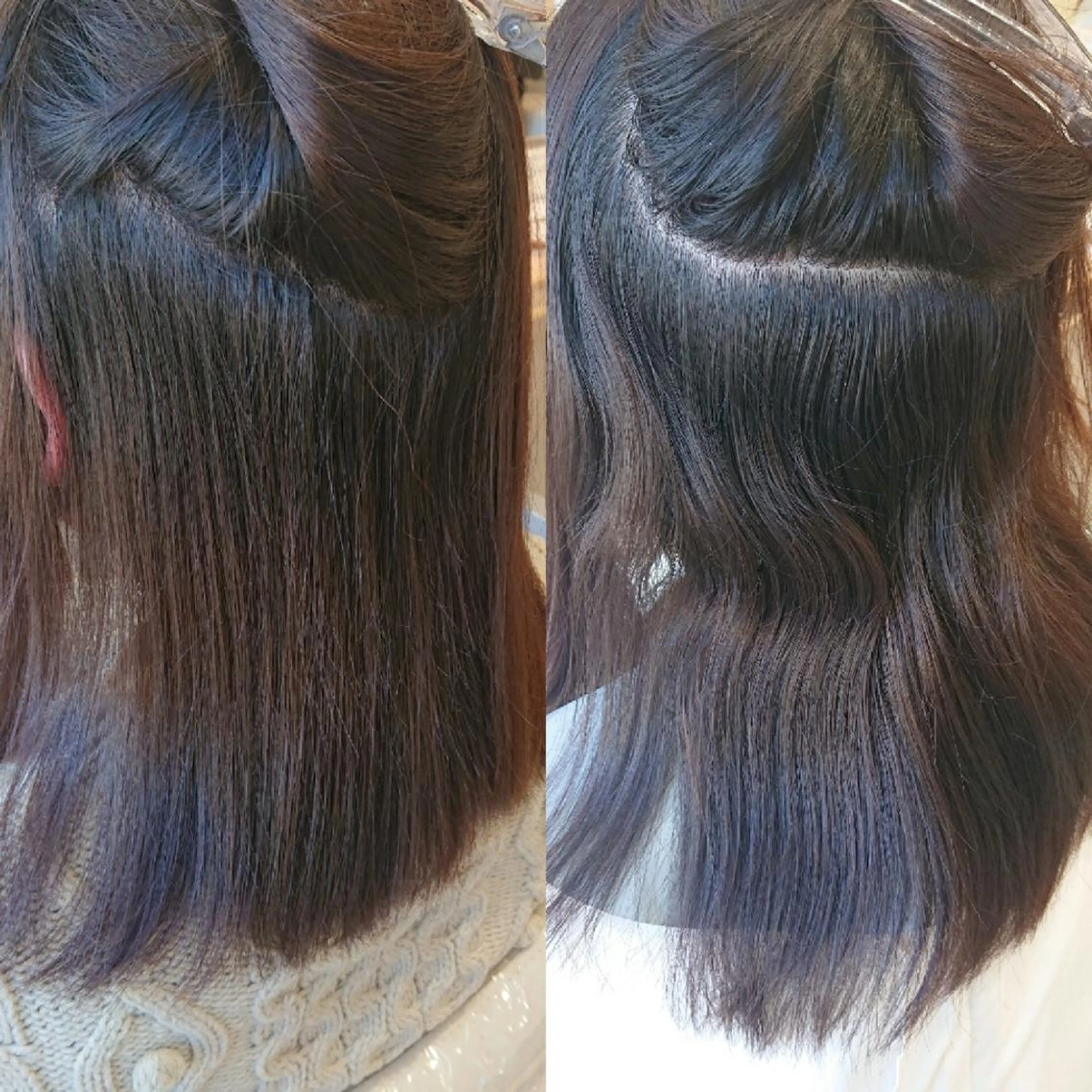 セミロング パーマ 縮毛矯正 宮本 秀人のヘアスタイル
