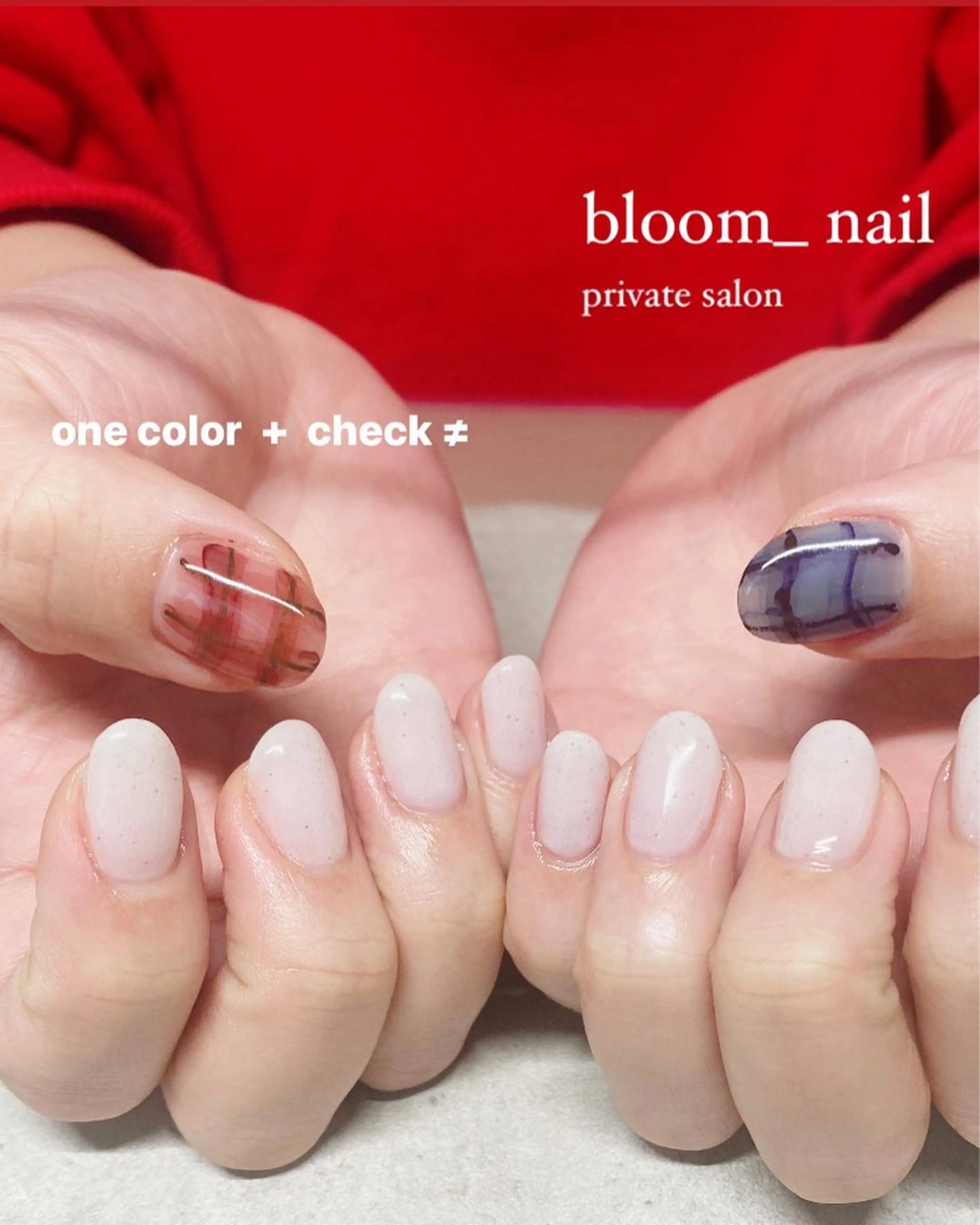 ネイル シンプルネイル ハンドネイル ハンドケア bloom_ nailのネイルデザイン