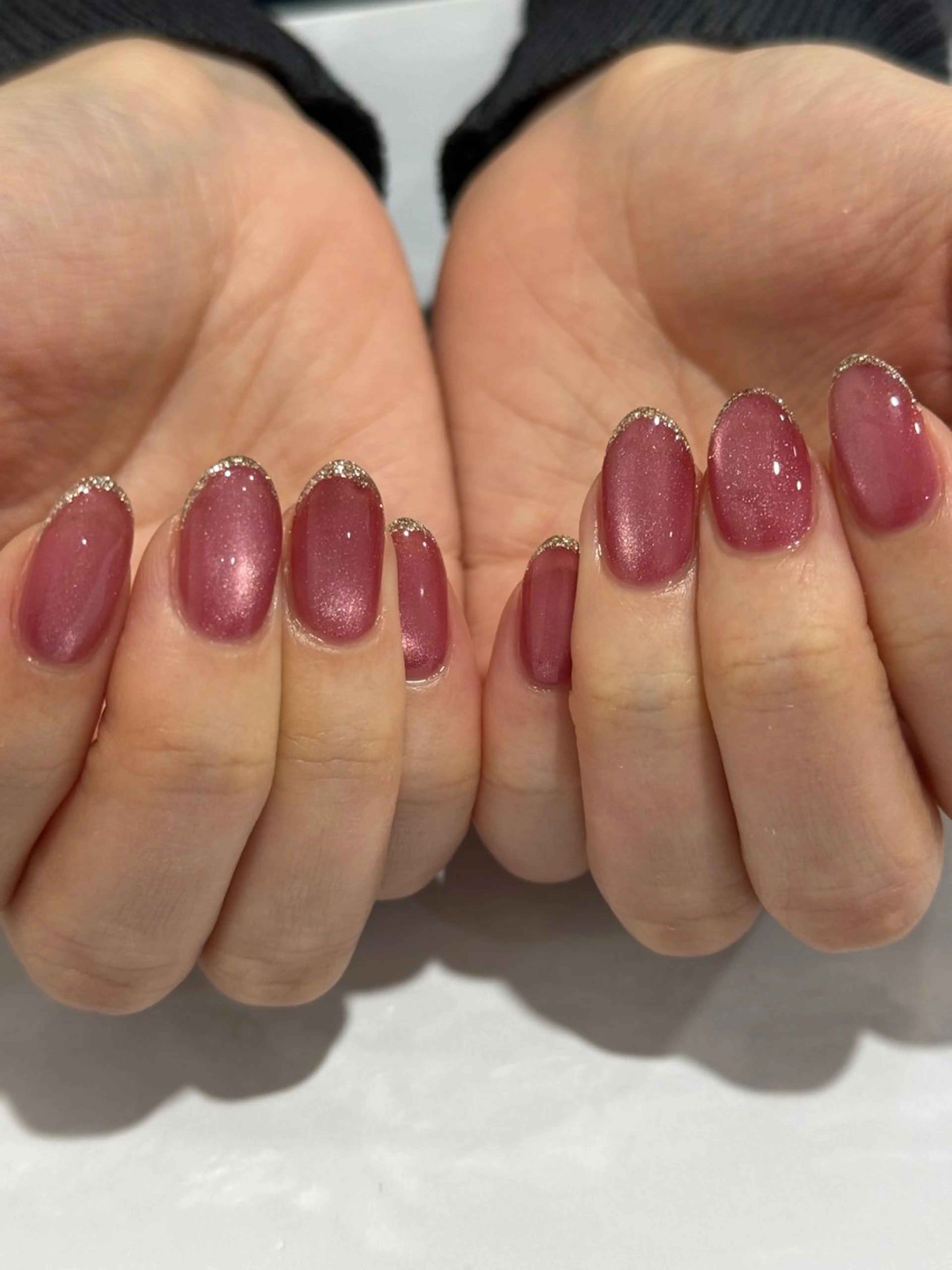 ネイル ジェルネイル マグネットネイル ニュアンスネイル パラジェル シンプルネイル ハンドネイル tete nailstudioのネイルデザイン