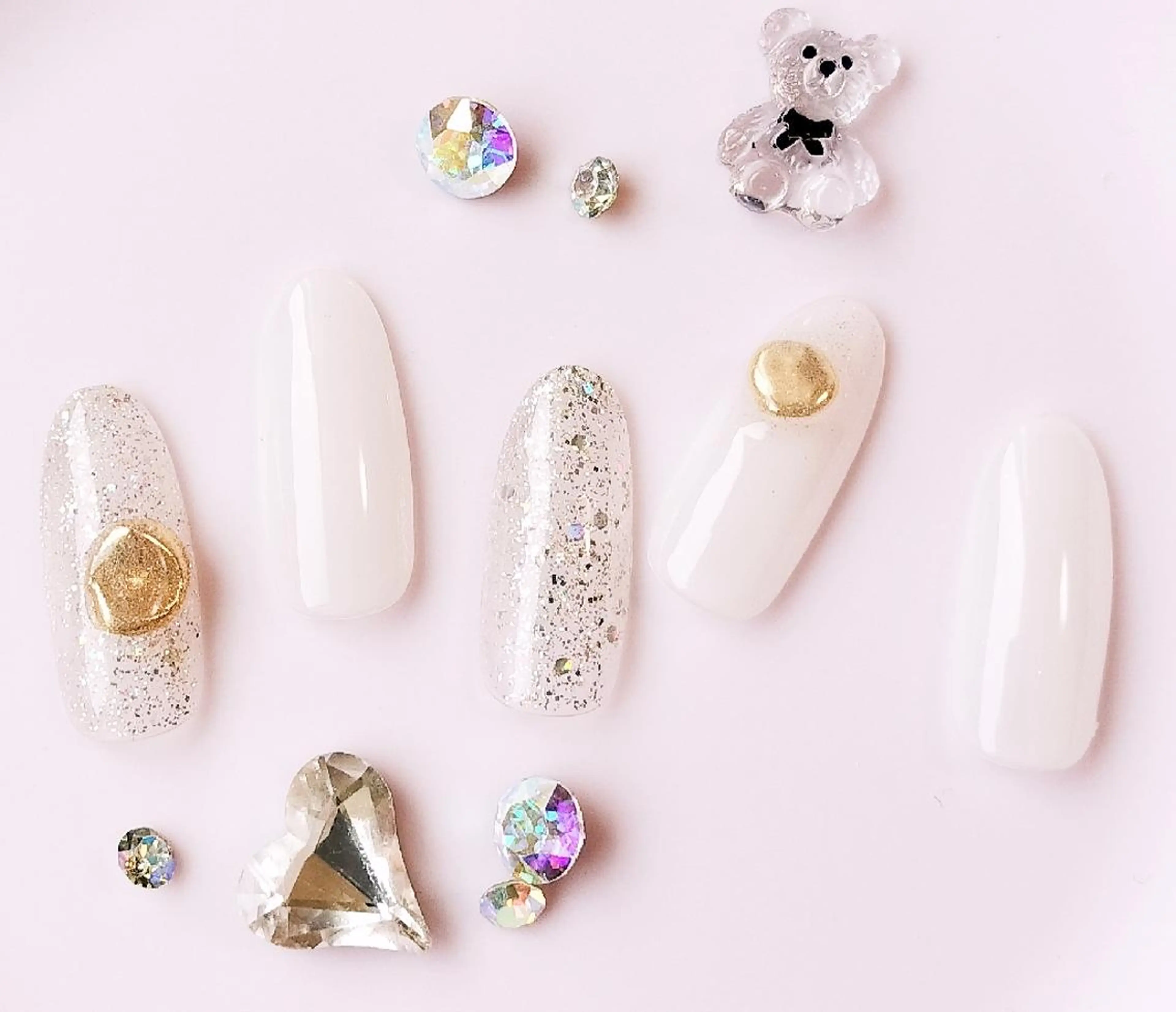 ネイル アートネイル クリアネイル ぷっくりネイル Nail salon Tiary オーナーのネイルデザイン