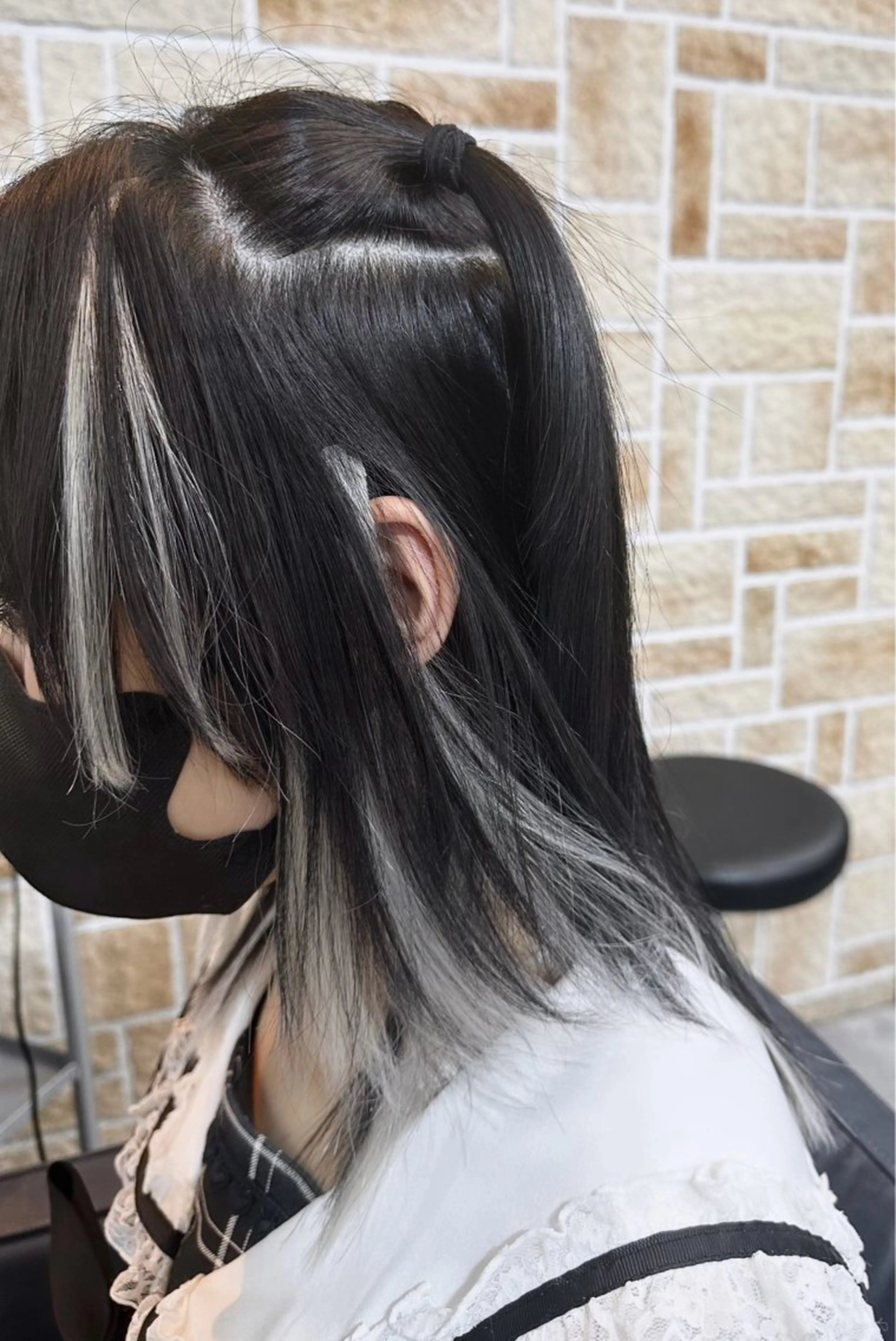 ミディアム エクステ 栗谷 竜希のヘアスタイル