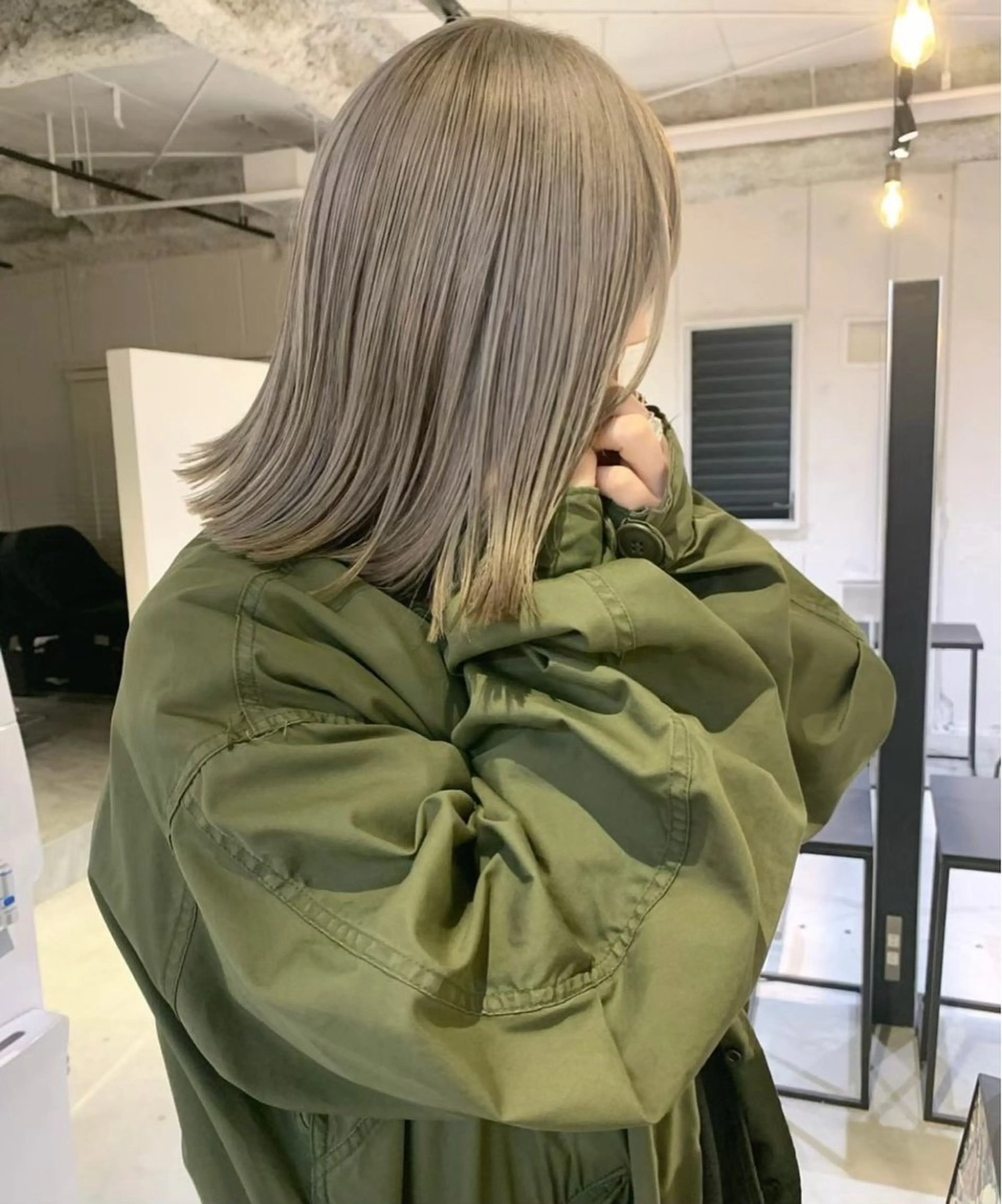 ミディアム 海外レディース/ボブ カラー/LEO🐻のヘアスタイル