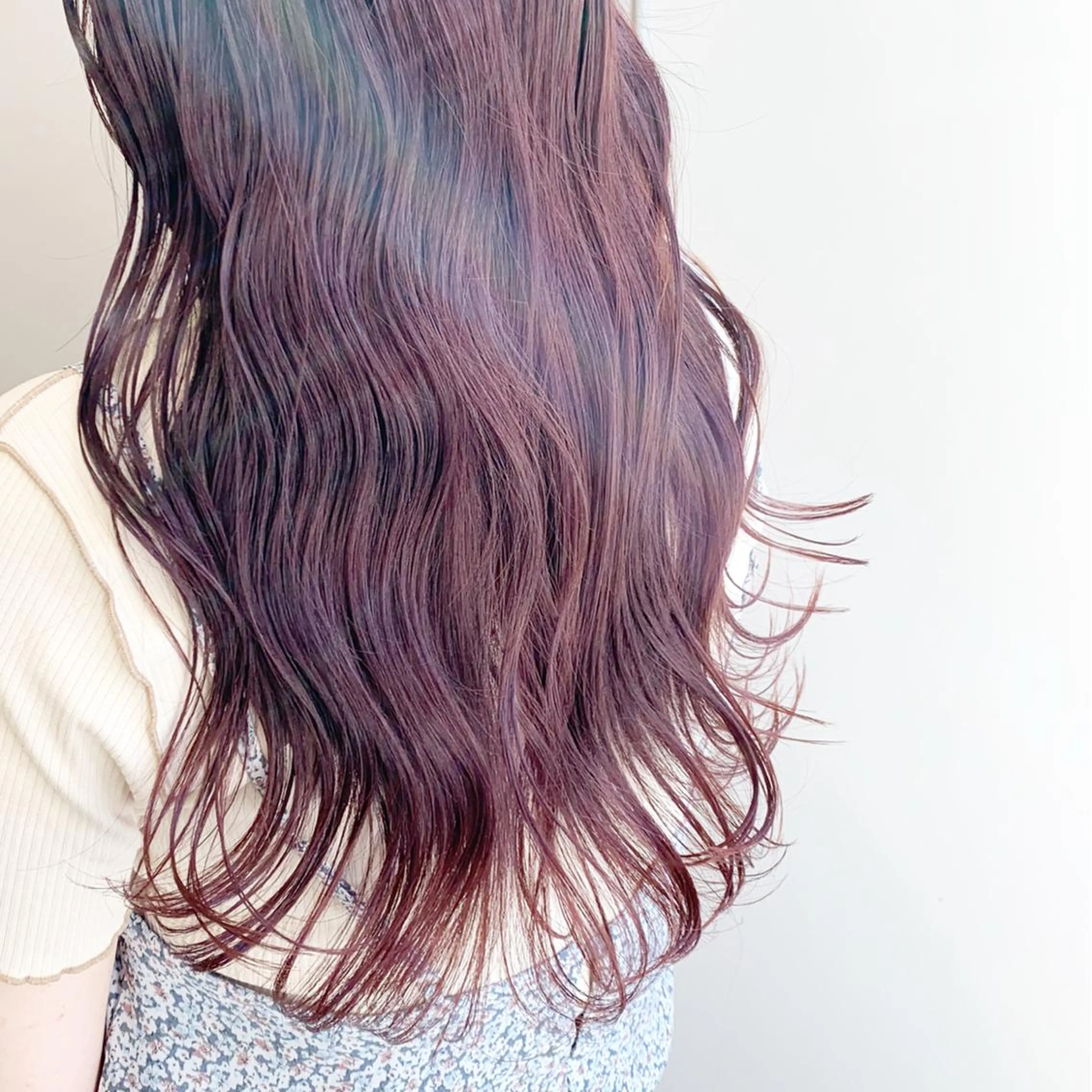 カラー ブリーチ ブリーチなしカラー ピンクカラー ヘアカラー フリーランス　美容師 cayocoのヘアスタイル