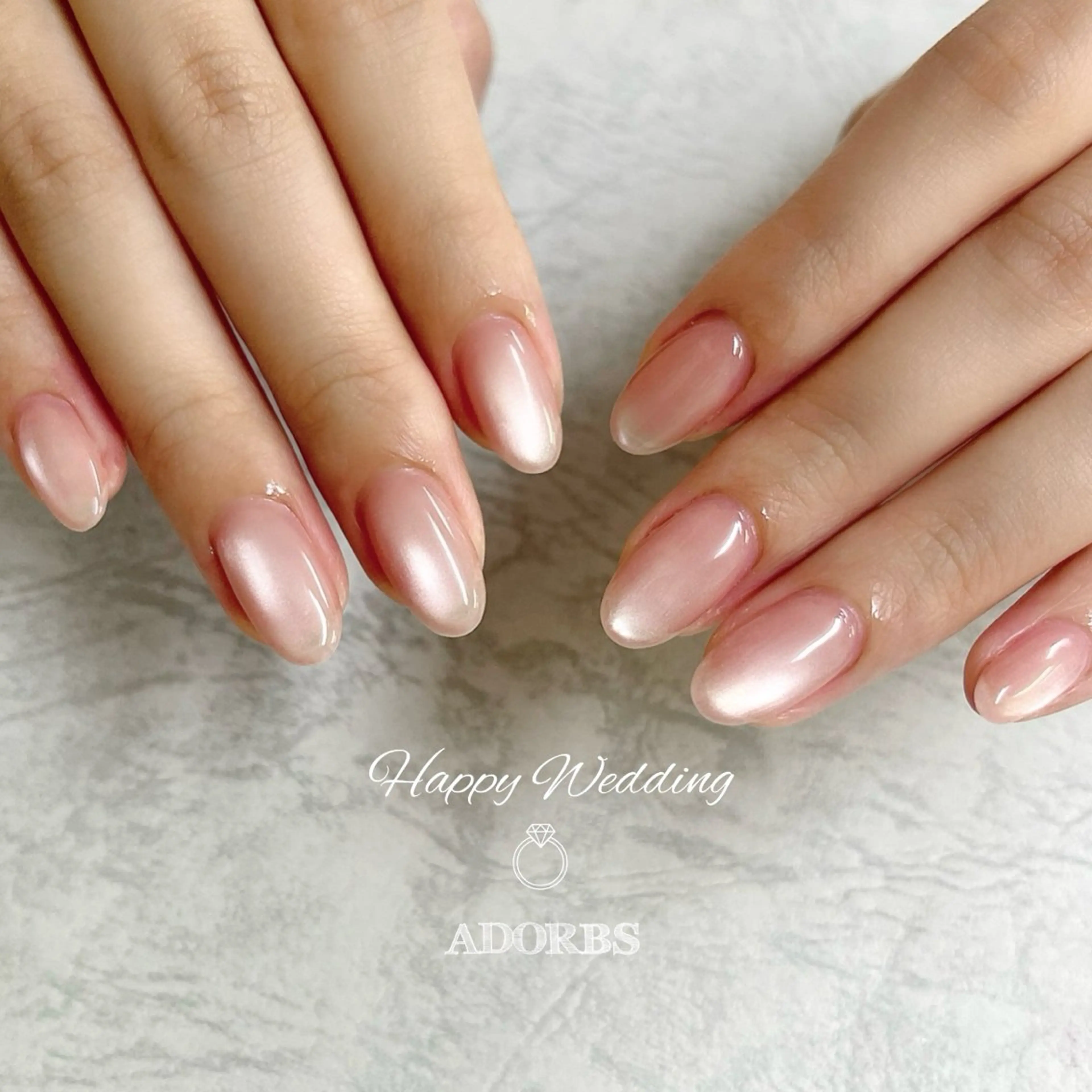 ネイル シンプルネイル ハンドネイル ADORBS ✩上福岡Ranranのネイルデザイン