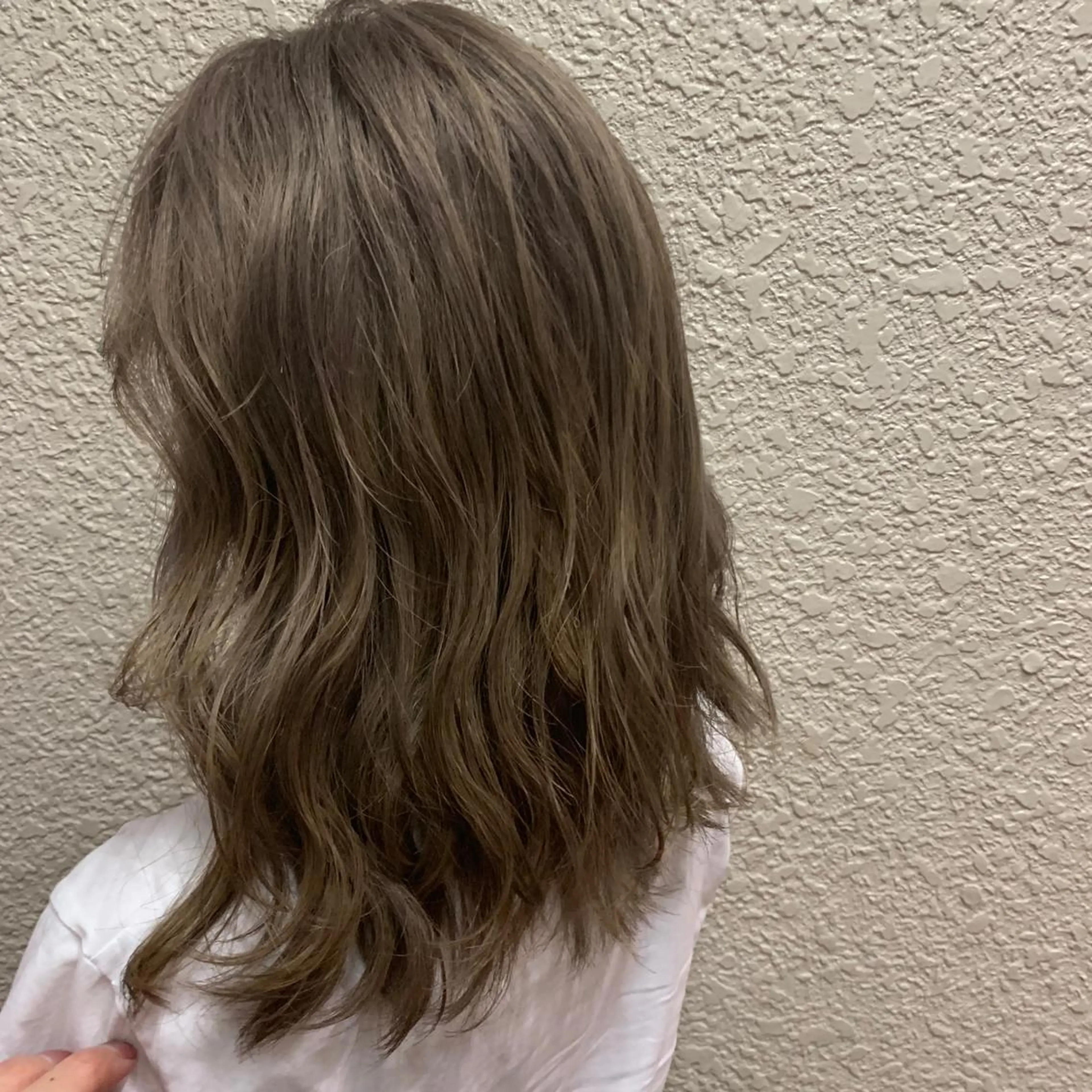 ミディアム ボブ ハイライト レイヤーカット 🟤TAP🟤 木曳野　金沢店のヘアスタイル