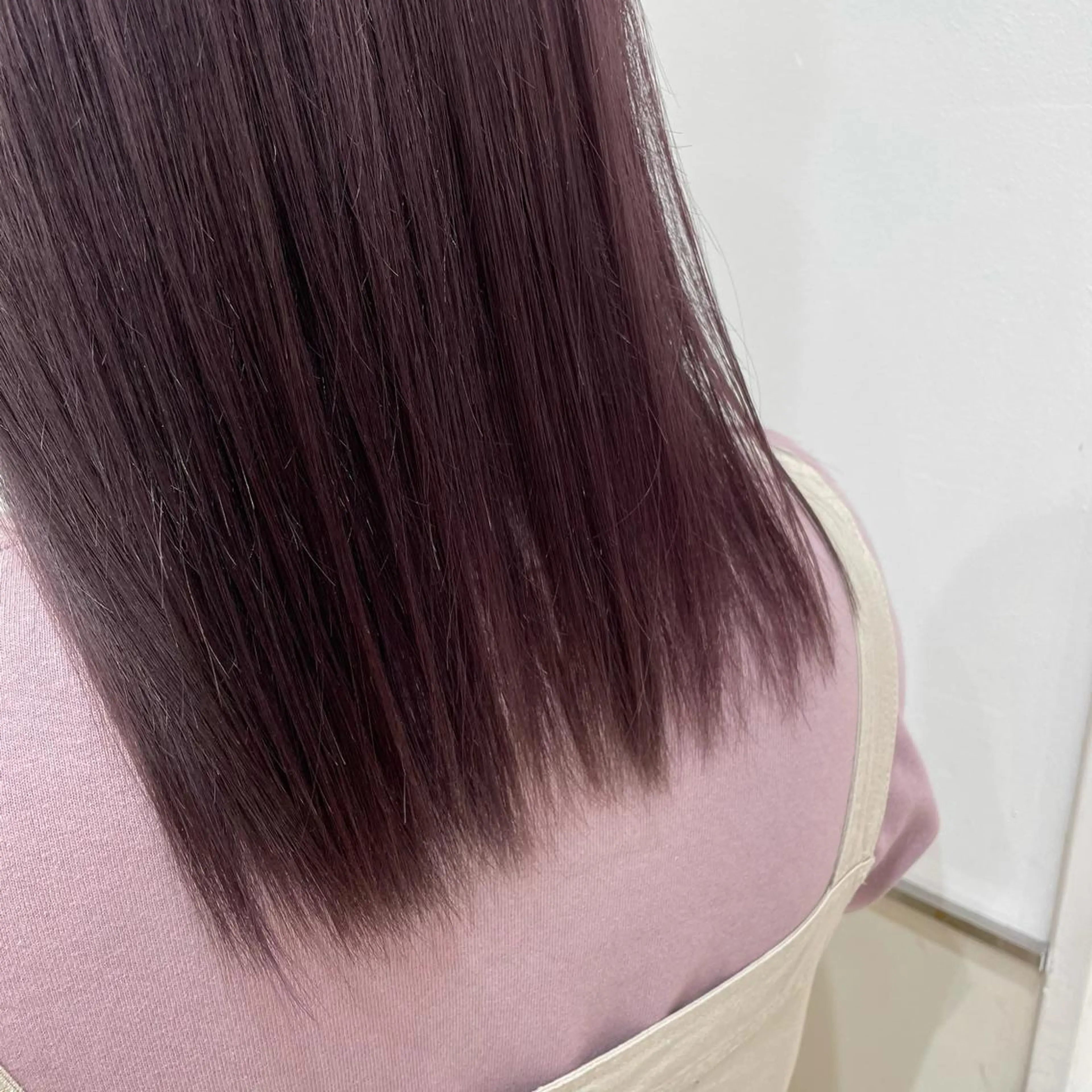 セミロング カラー まいか🤎髪質改善 ミルクティーボブ🎀のヘアスタイル