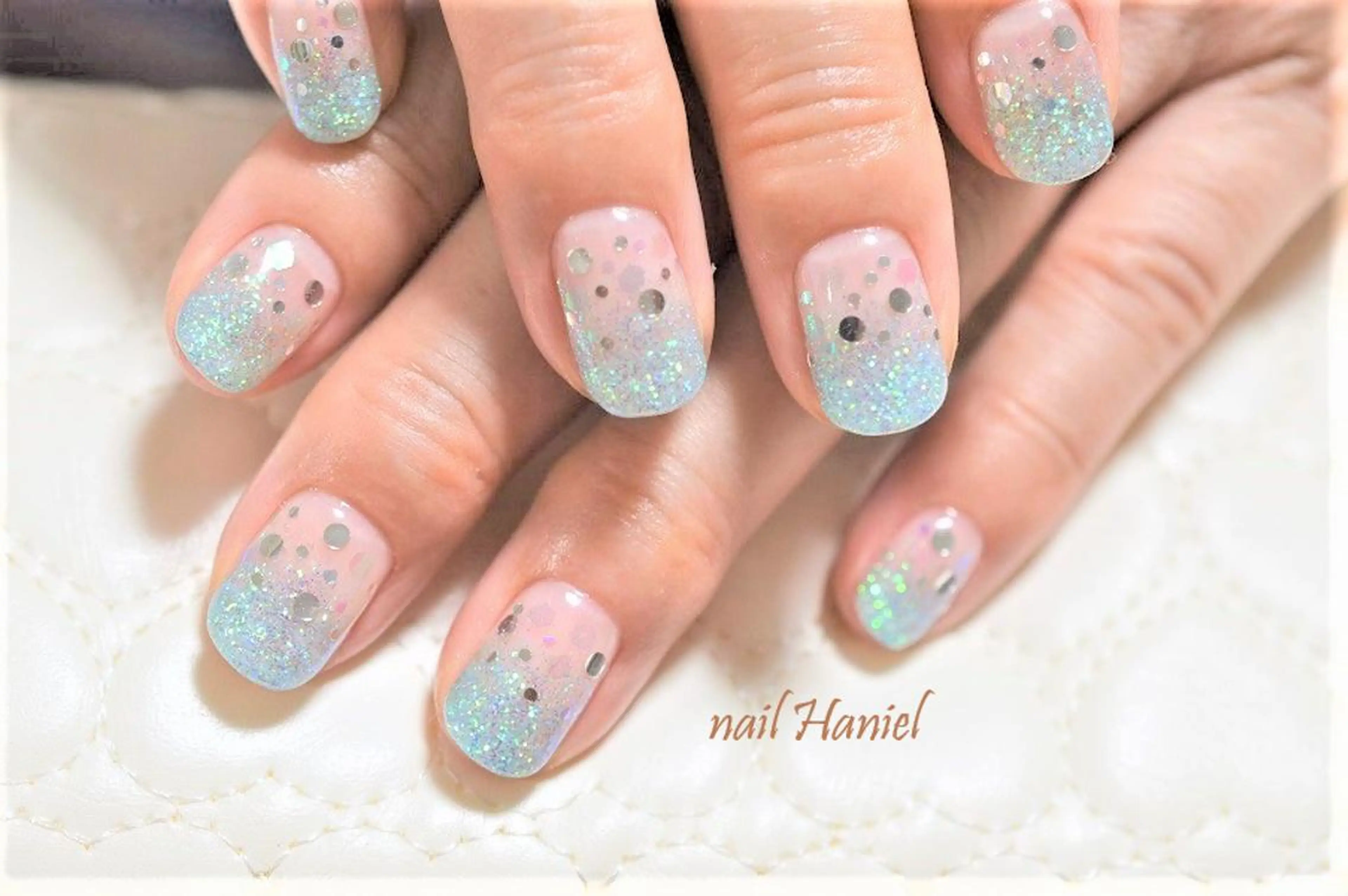 ネイル フットネイル ジェルネイル パラジェル 夏ネイル nail Haniel所属・半蔵門サロンハニエル 魅神 ちよのネイルデザイン