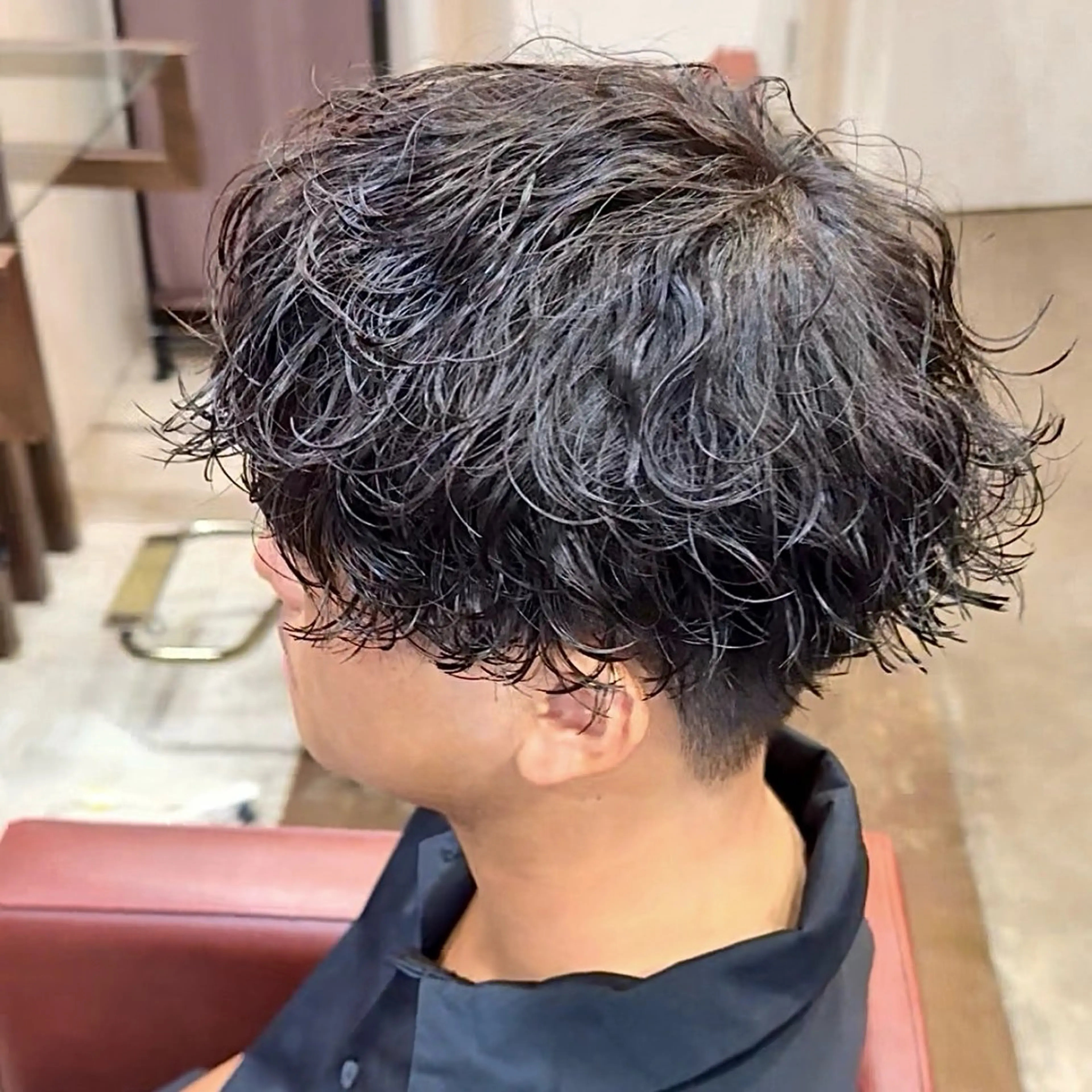 パーマ メンズ 波巻きパーマ カット パーマ メンズ特化|パーマ| RYUのヘアスタイル