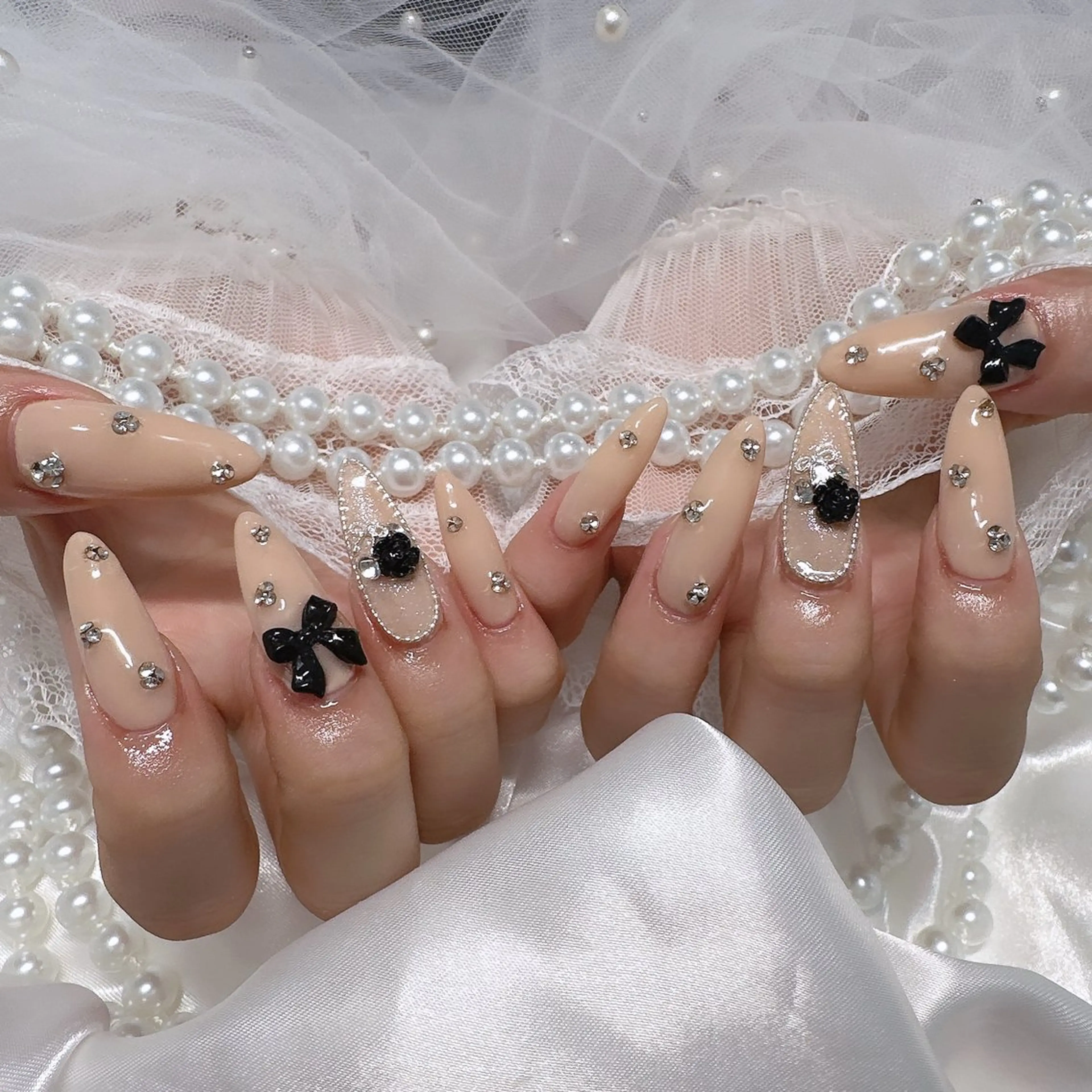 ネイル Marin🩵 Hinari🧸🎀のネイルデザイン