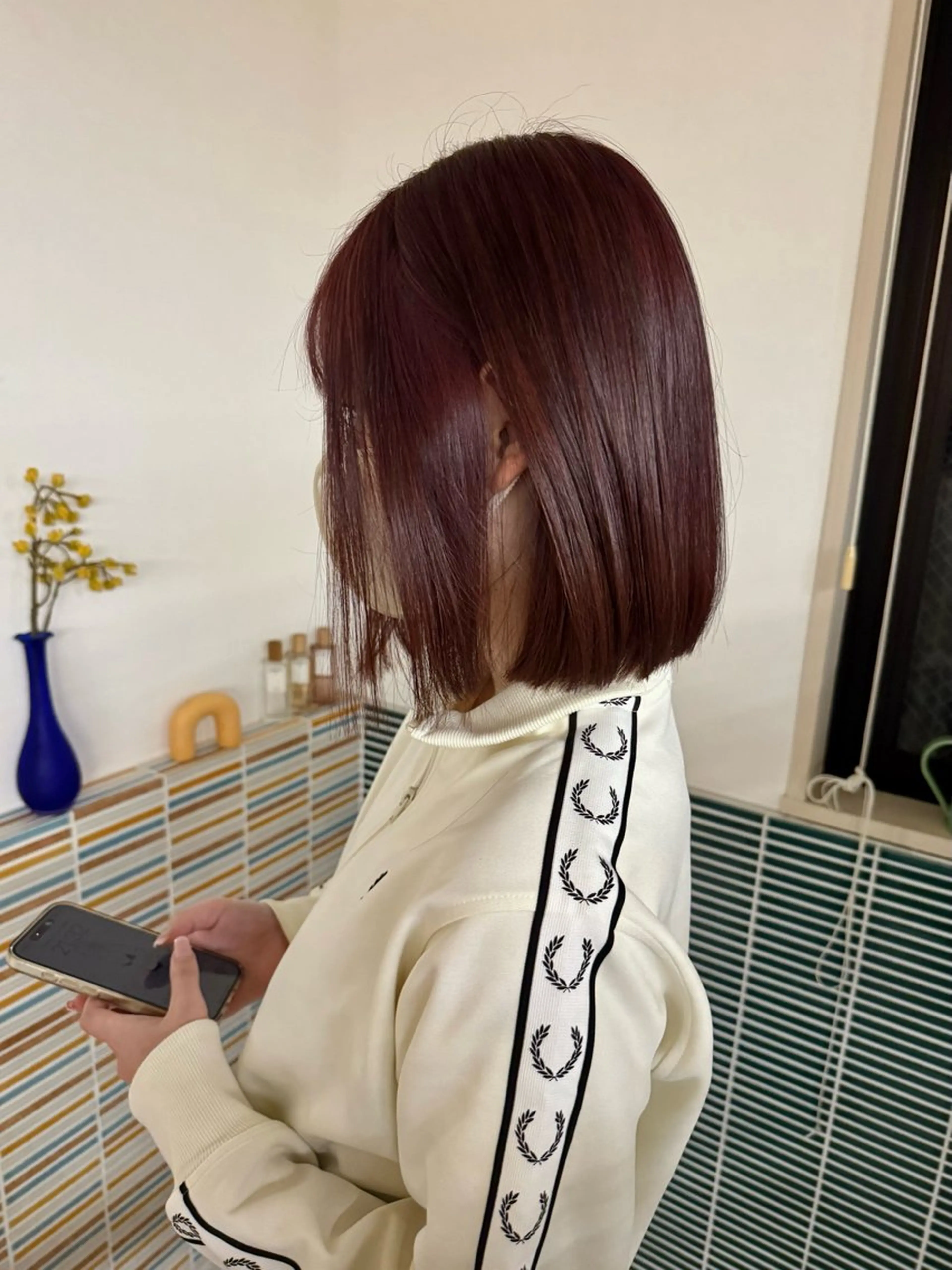 ショート カラー ヘアアレンジ カット ヘアカラー ハイトーン mamiのヘアスタイル