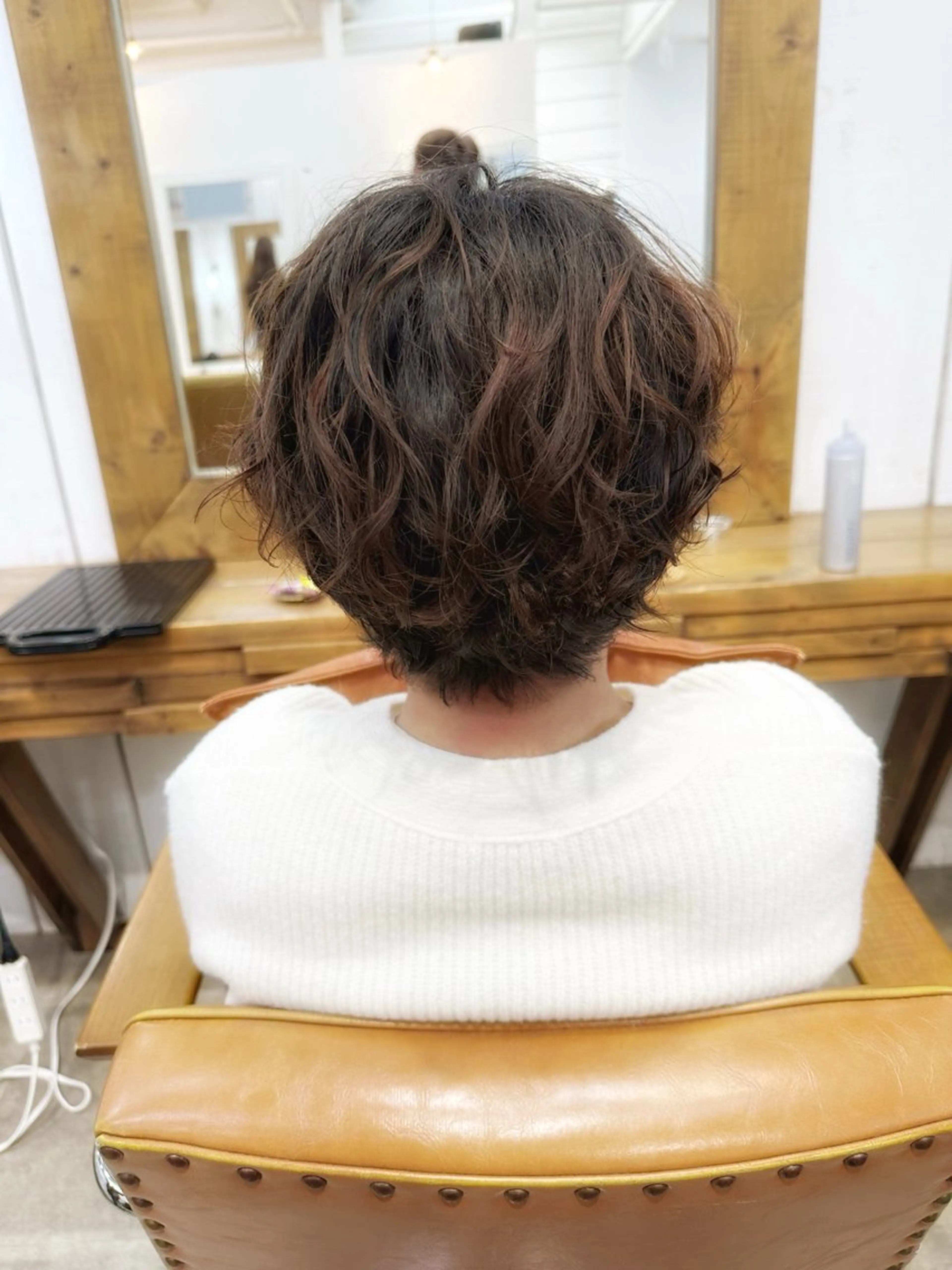 ショート ショートボブ ハンサムショート ボブ くせ毛 ショートヘア カット トリートメント newline銀座所属・銀座ショート/ 大人ショート/金子涼のヘアスタイル