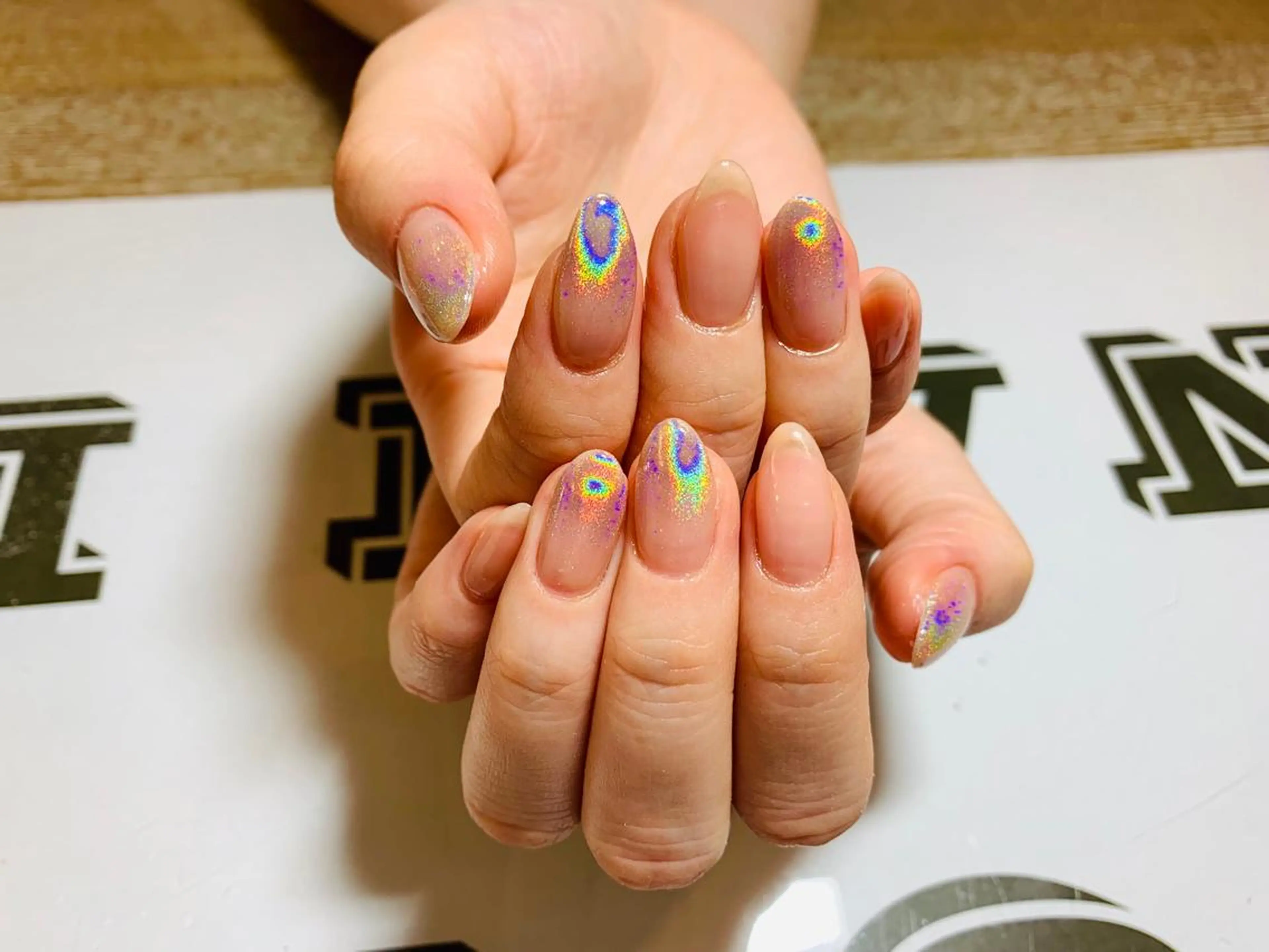 ネイル ミラーネイル JuniNail韓国 ネイリストsuのネイルデザイン