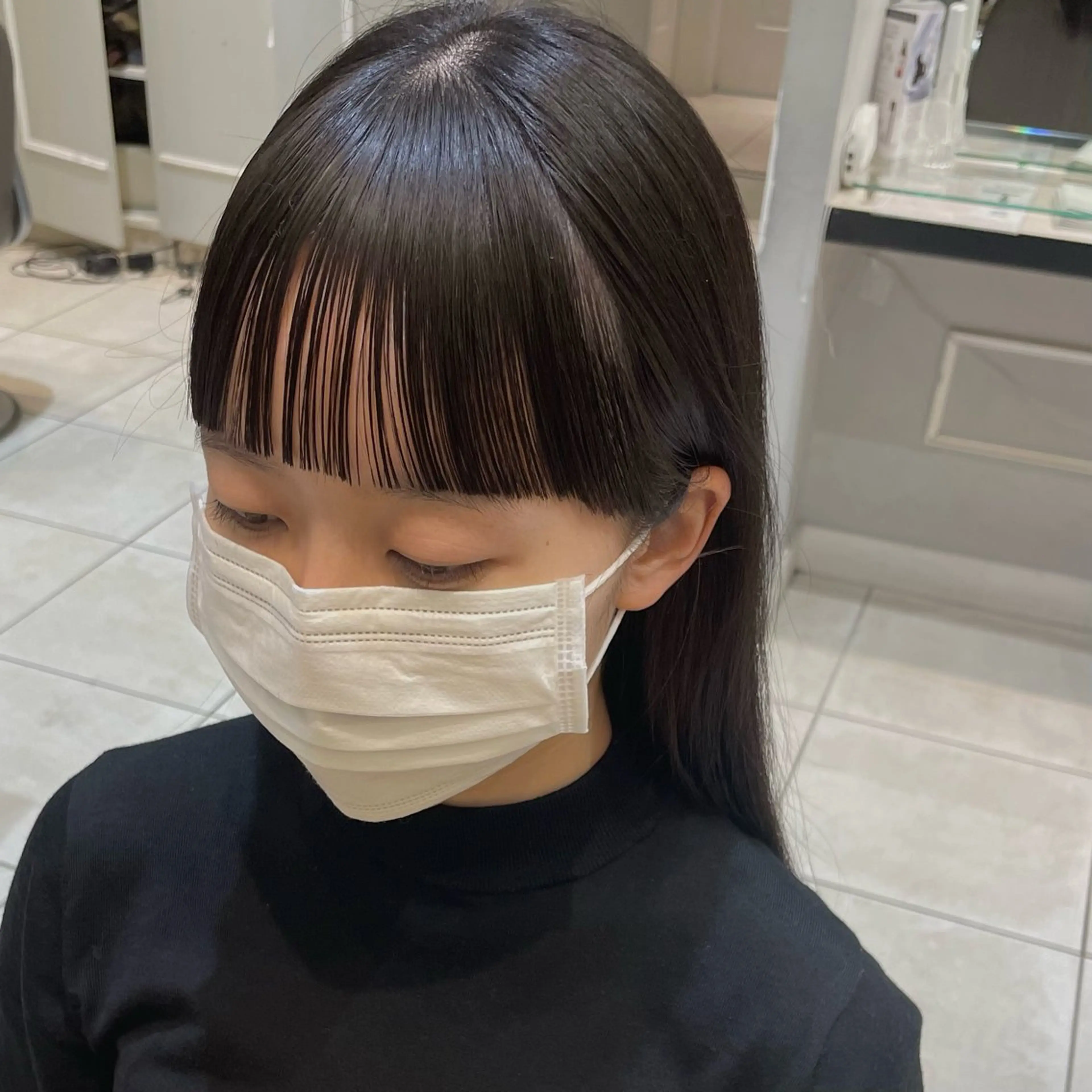 ロング 🩶赤み消しカラー 🐈‍⬛荻野美思🐾のヘアスタイル