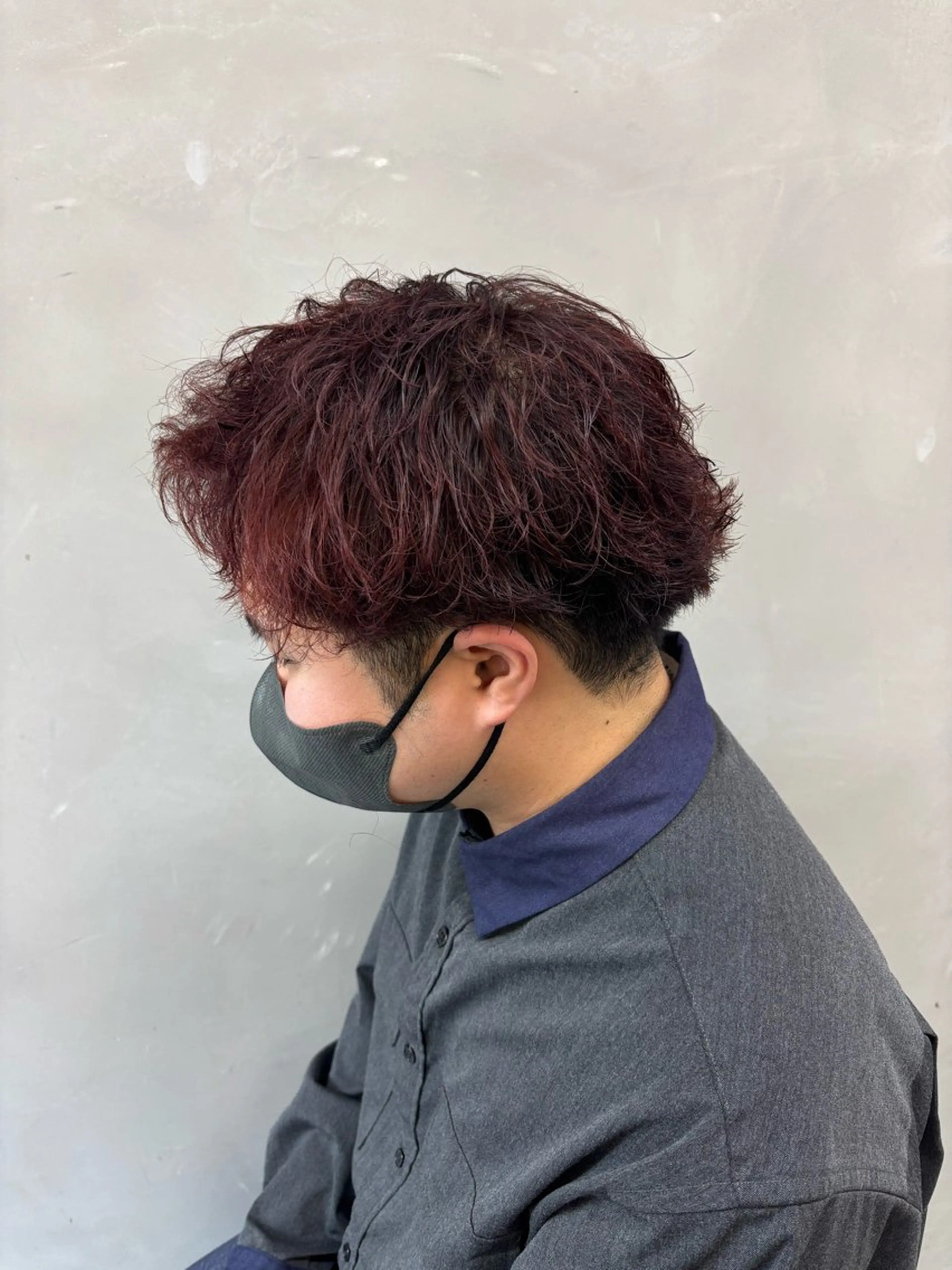 ショート メンズ カット パーマ トリートメント 鹿児島 TSUBASAのヘアスタイル