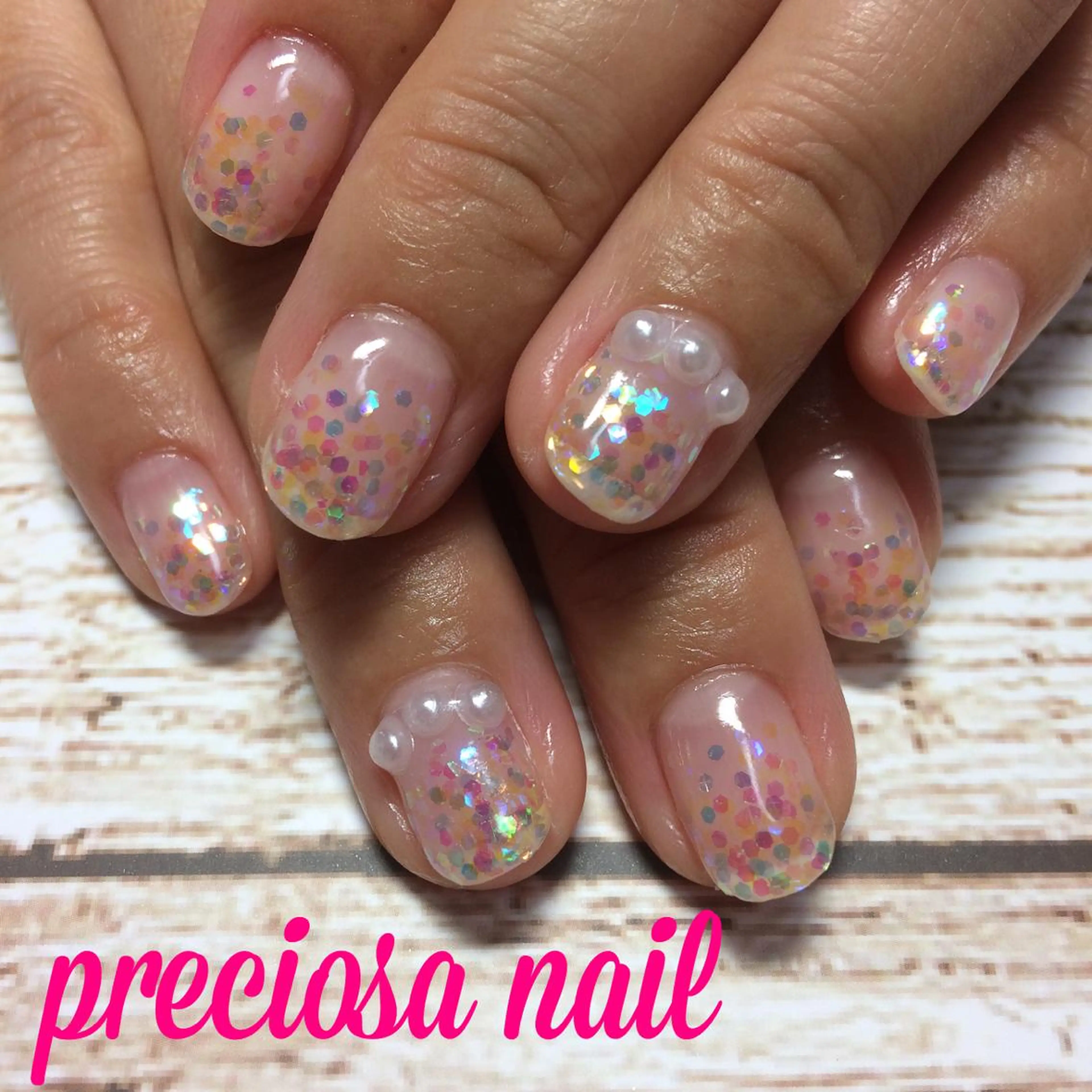 ネイル キラキラネイル preciosa.nail所属・久場 晴美のネイルデザイン