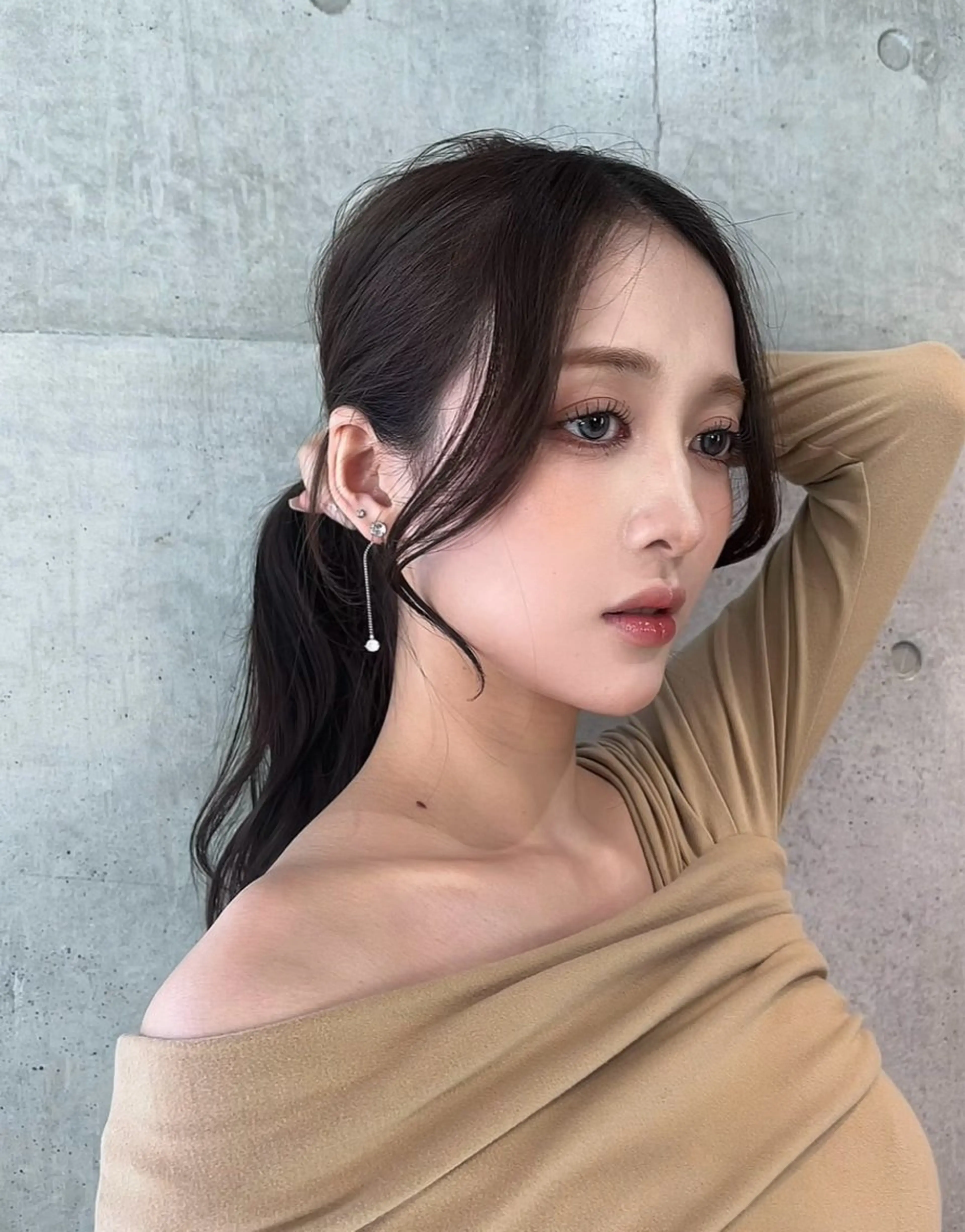 セミロング カラー カット ヘアカラー トリートメント 🌫️大人韓国ヘア 🌫️naoyaのヘアスタイル