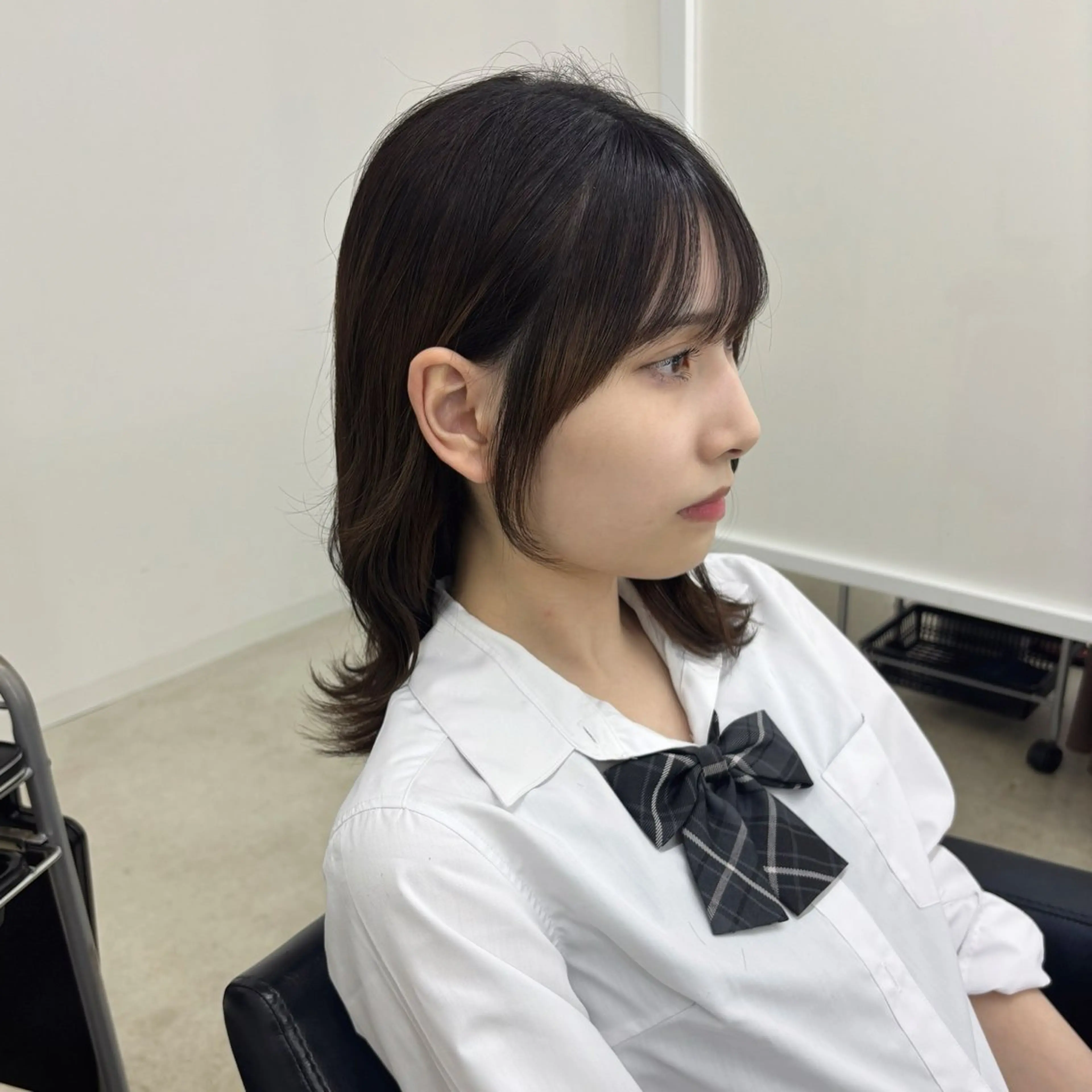 ミディアム カラー カット ヘアカラー 冨木 雄斗のヘアスタイル