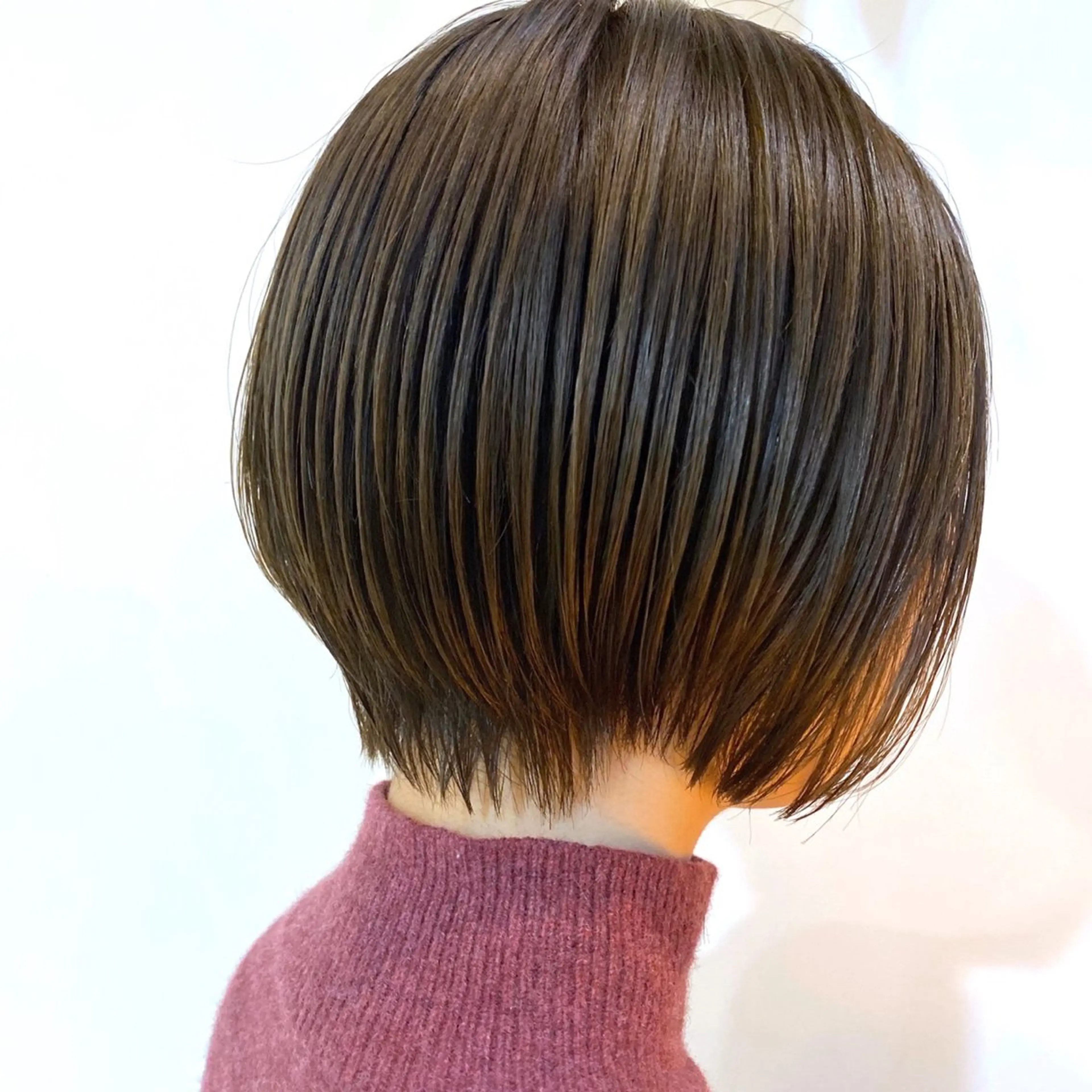 ショート カラー パーマ ヘアアレンジ レイヤー/ 透明感カラー/マドカのヘアスタイル