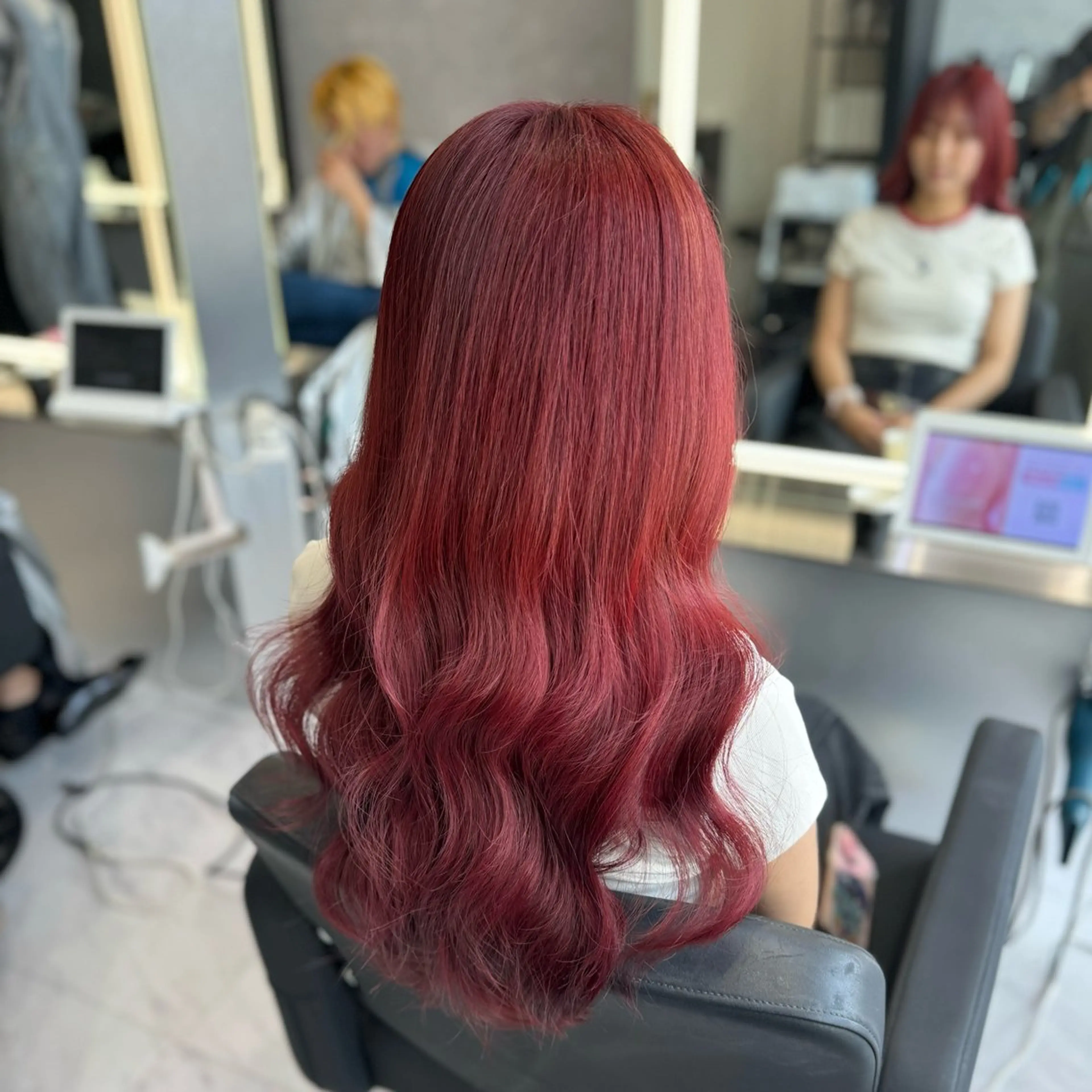 ロング ヘアカラー トリートメント ❤️‍🔥シールエク ＋カラー京❤️‍🔥のヘアスタイル