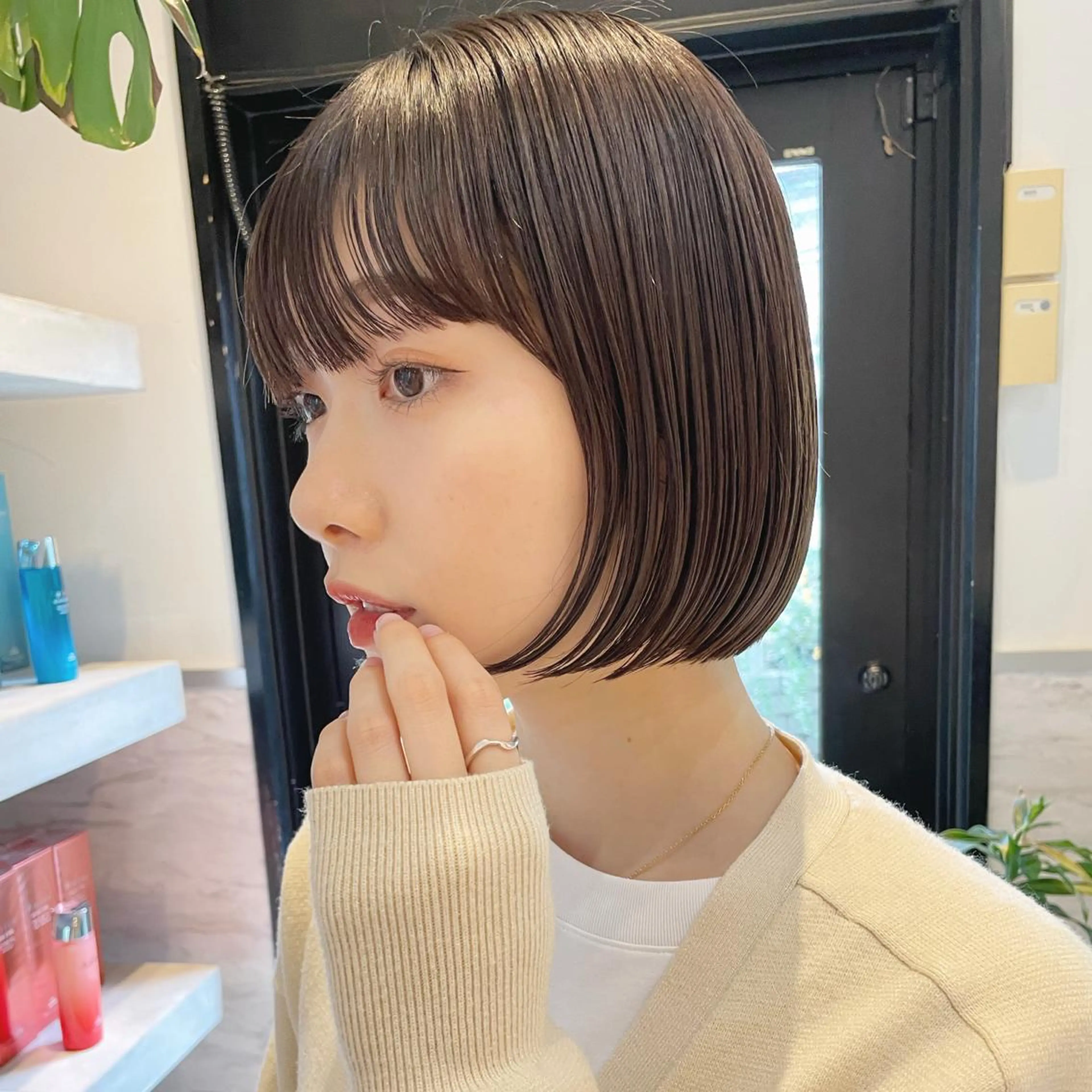 ショート カラー カット ヘアカラー トリートメント 🫧透明感ヘア🫧 🧸竹花　彩希🧸のヘアスタイル