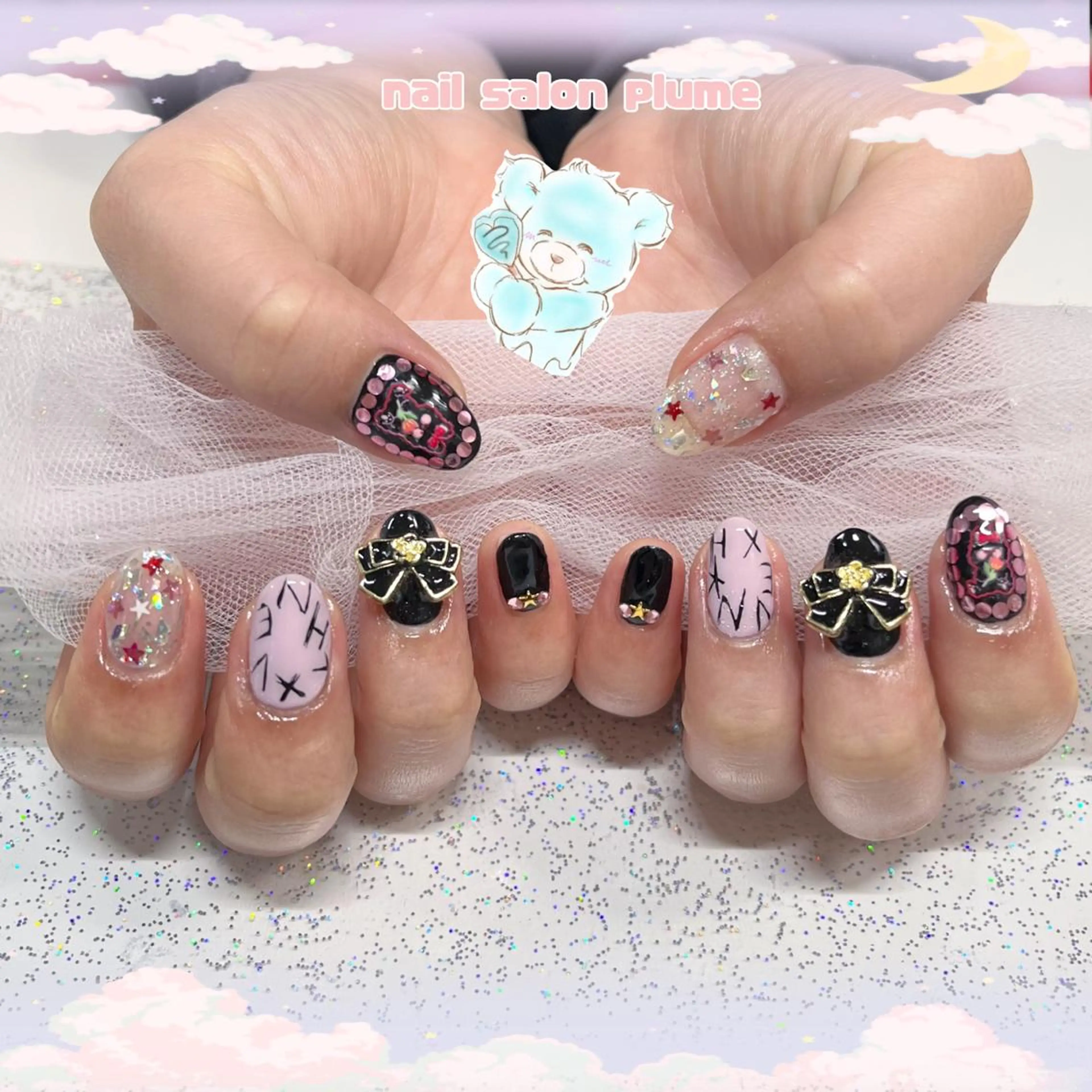 ネイル ハンドネイル plume nail ☆韓国ネイルのネイルデザイン