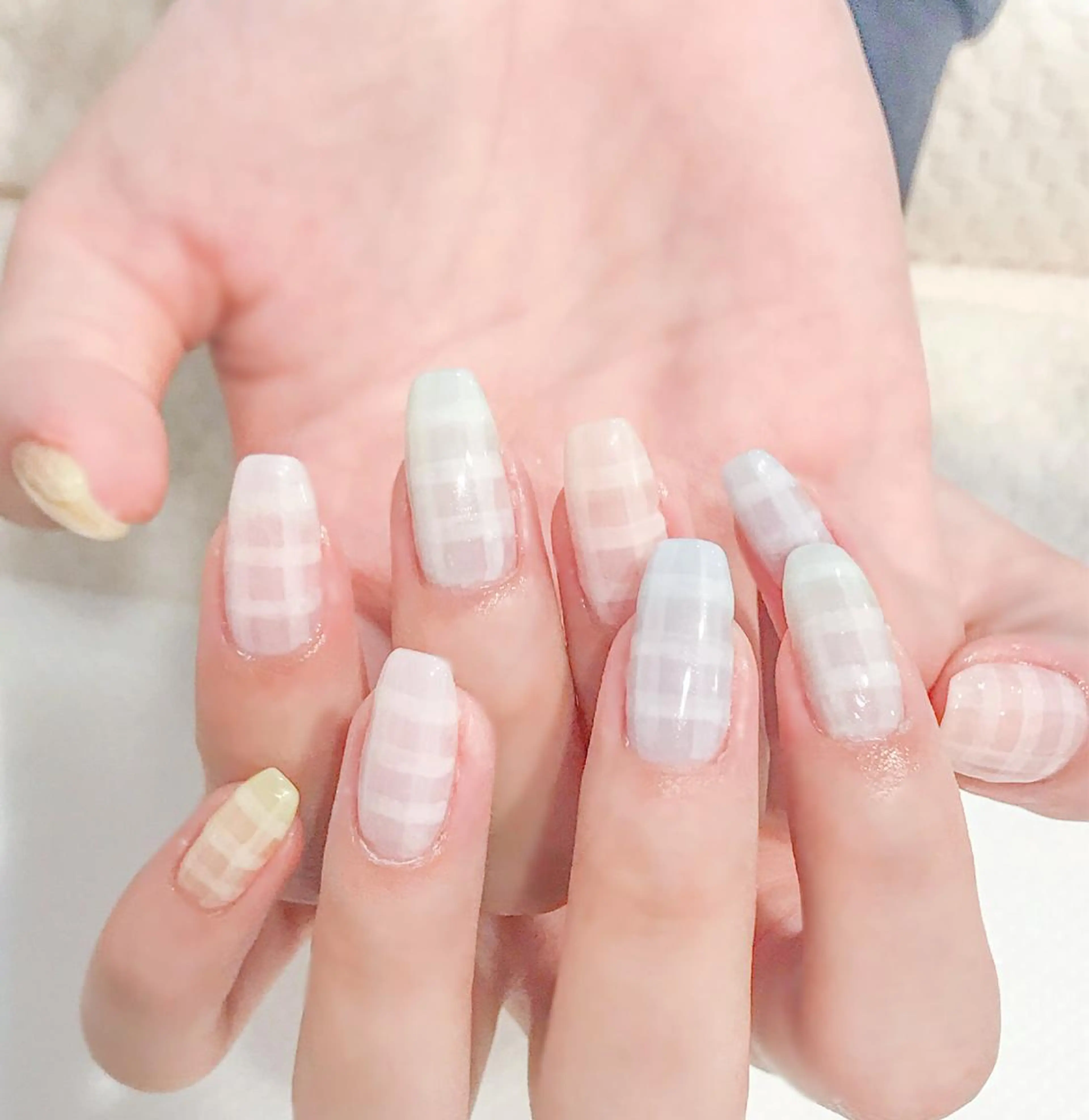 ネイル ジェルネイル 韓国ネイル パステルネイル 夏ネイル Nyanco Nailのネイルデザイン