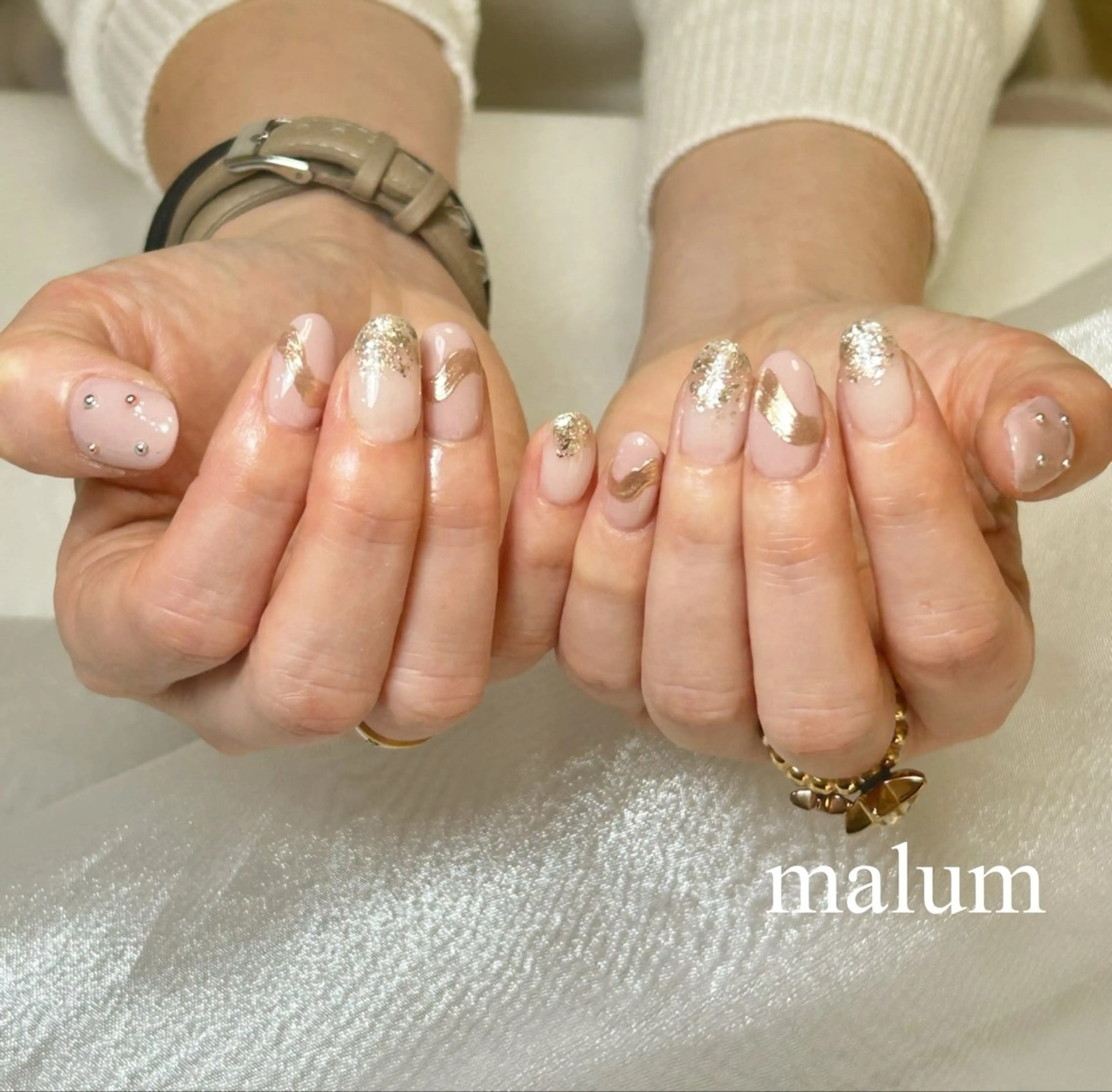 ネイル ハンドネイル malum nailのネイルデザイン