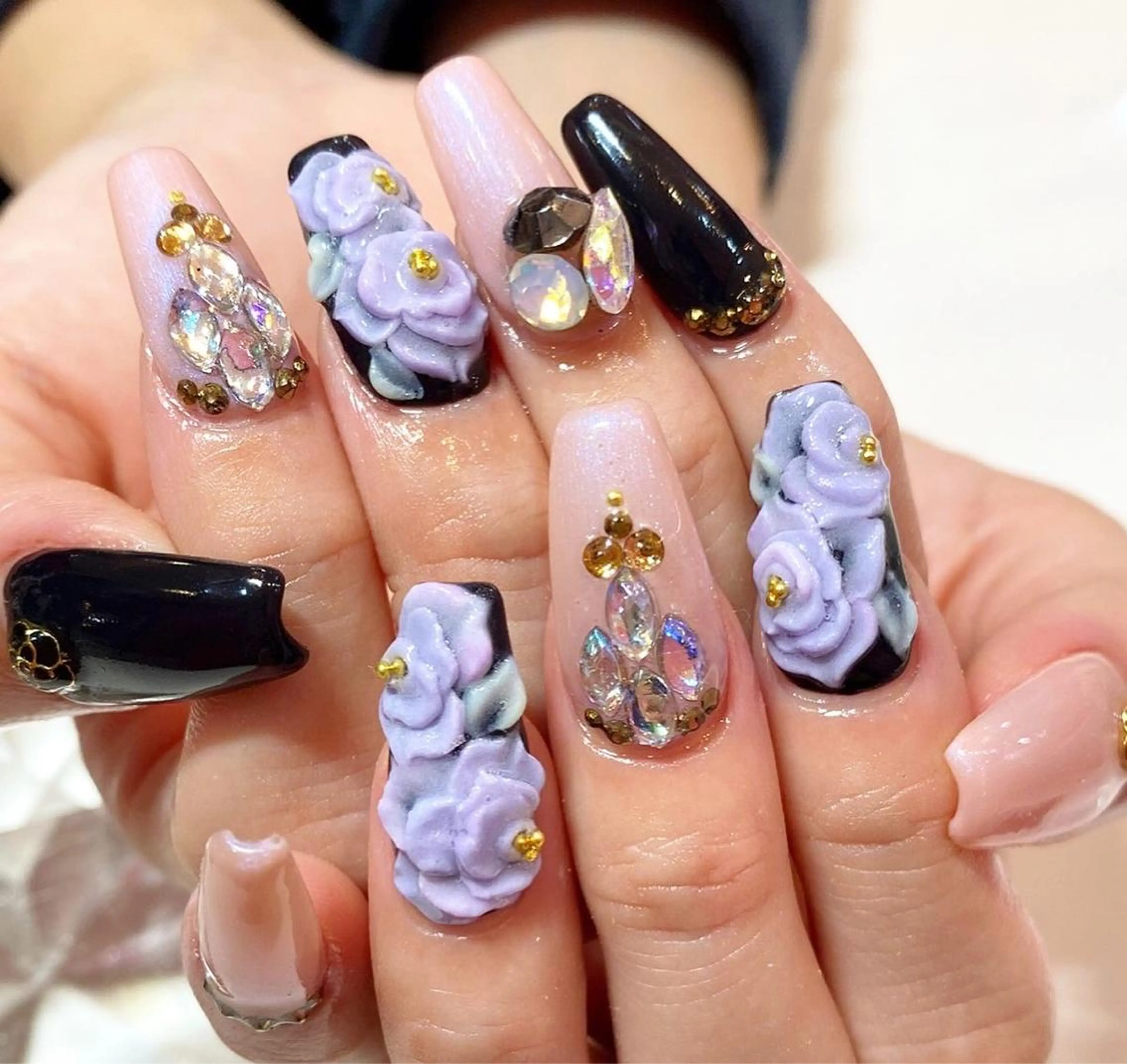 ロング カラー メンズ キッズ ネイル NAILSGOGO shibuyaのネイルデザイン