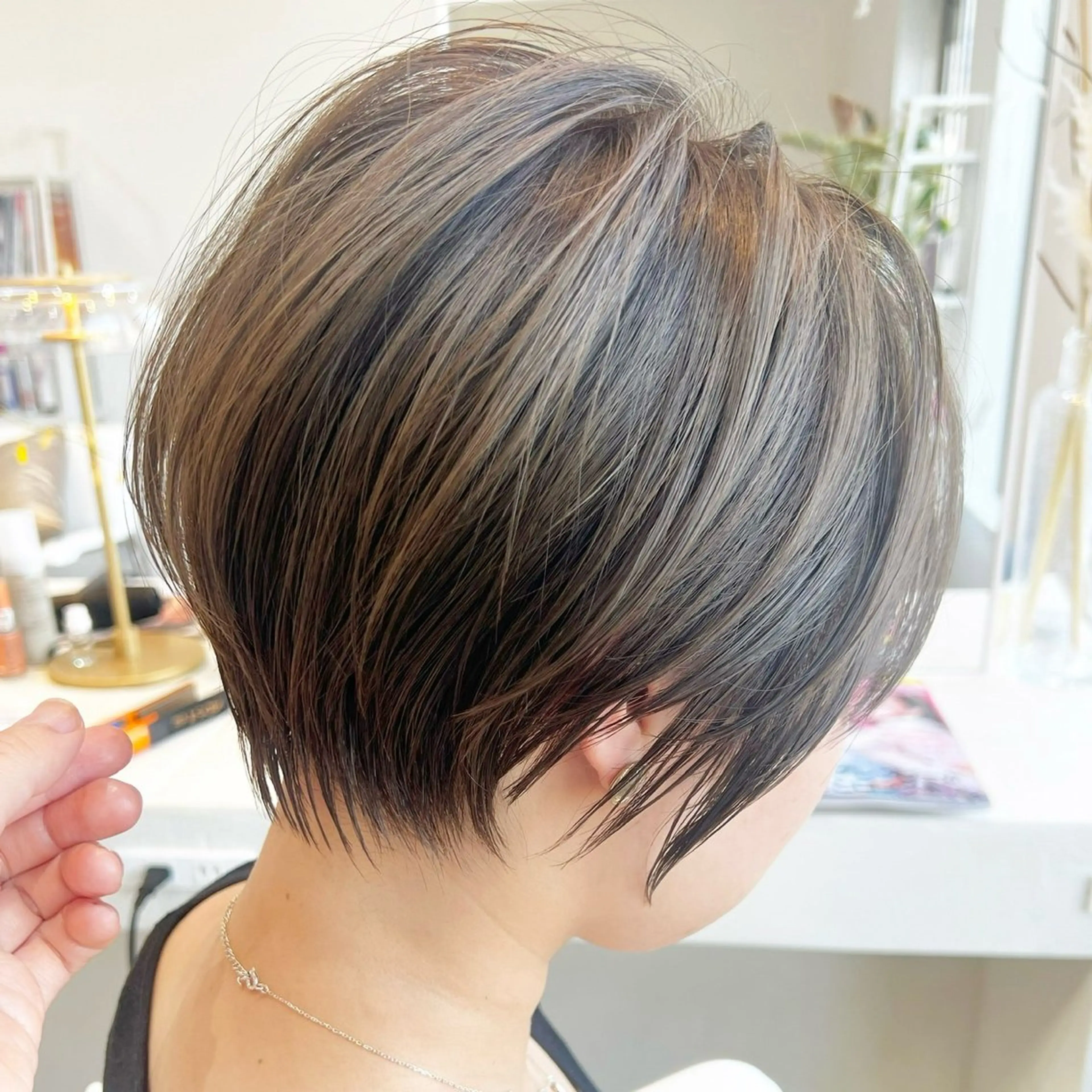 ショート カット ヘアカラー トリートメント 🍀石川尚之🍀 HELIMのヘアスタイル