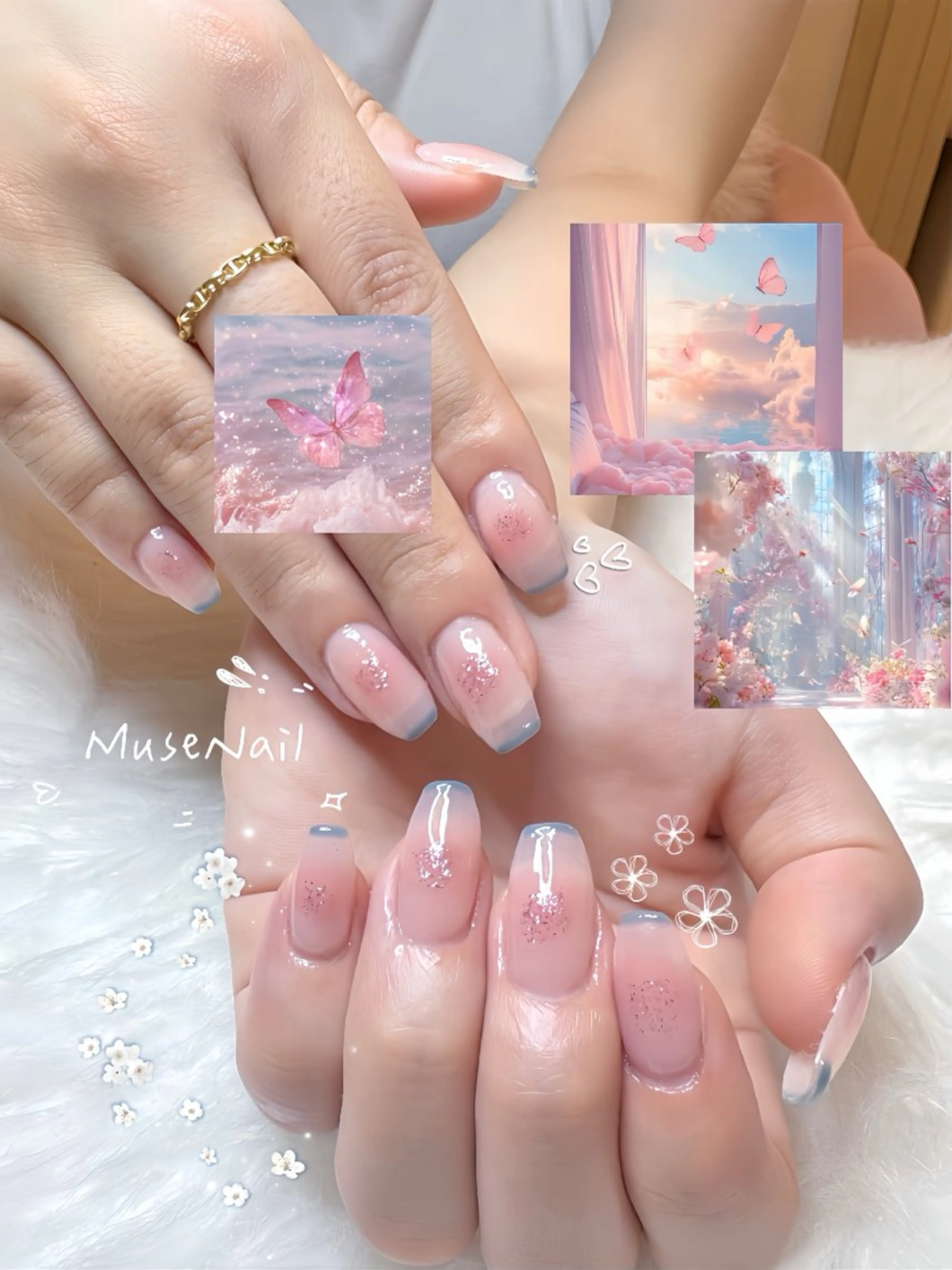 (HAND)SNSで話題マグネットネイルorミラー90分の写真