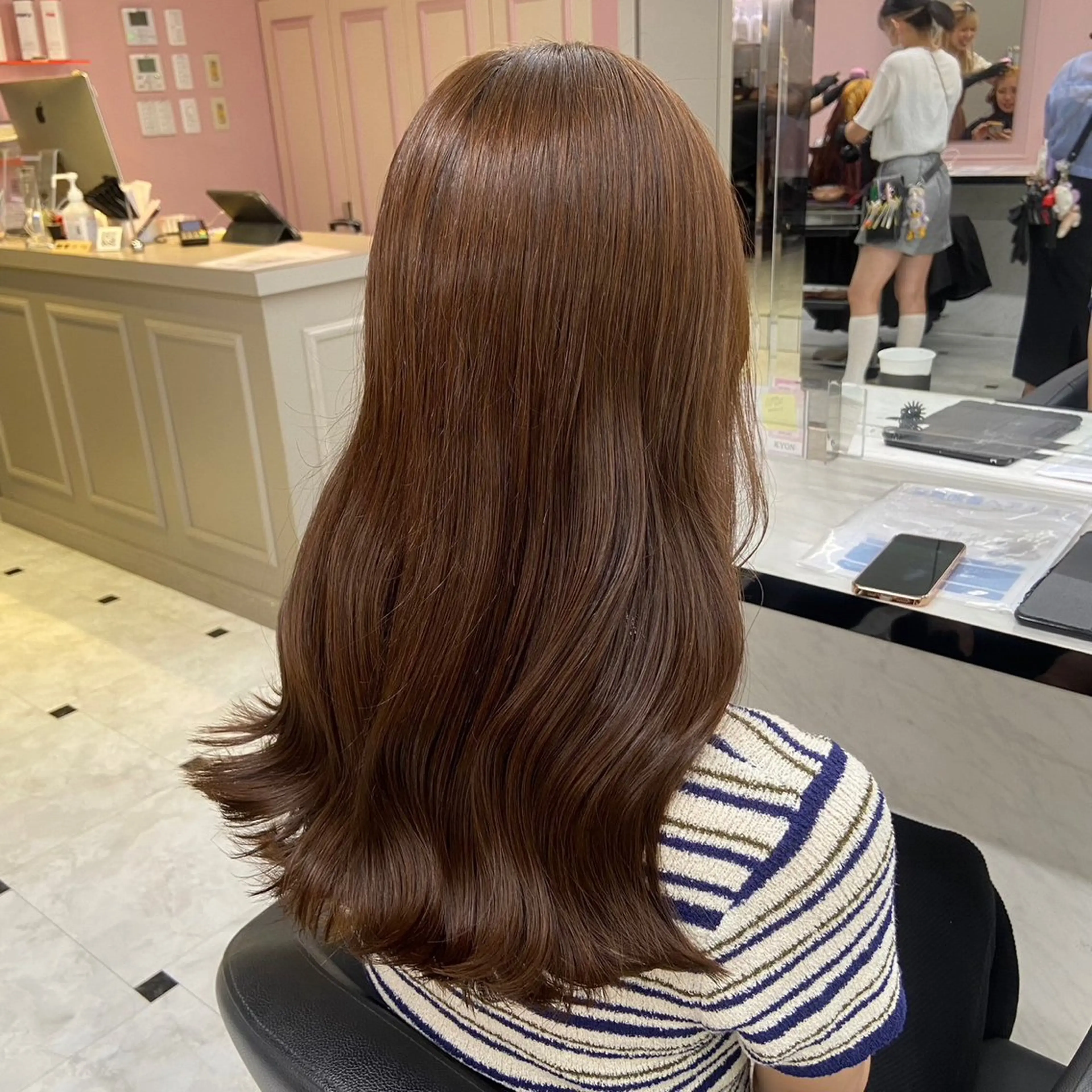 ロング カラー ベージュカラー ラテベージュ ヘアカラー 💖トレンド夏 カラー💖FUTAのヘアスタイル