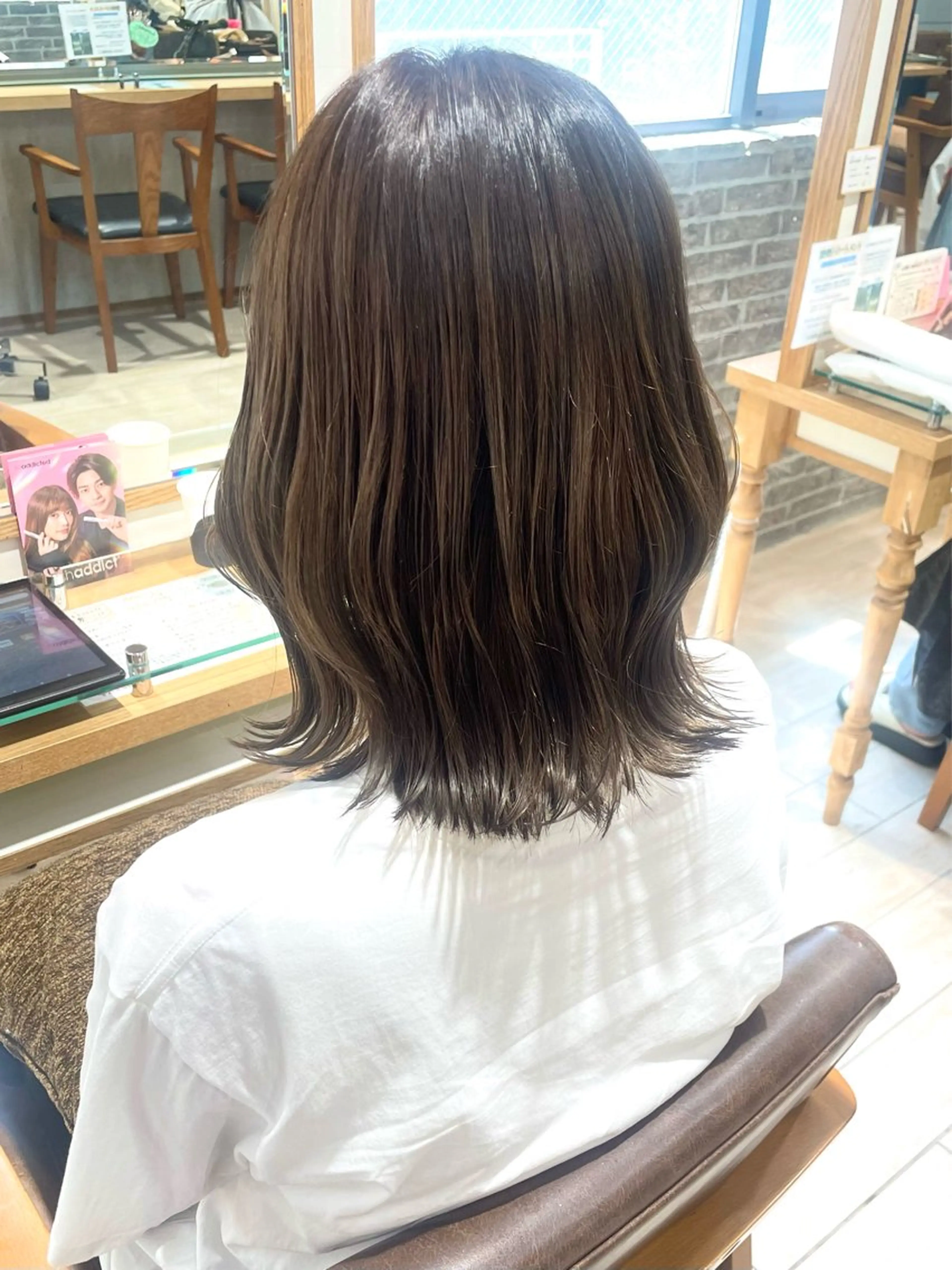 ミディアム トリートメント カット ヘアカラー トリートメント 🍬kanami 🍬ボブ/暖色カラーのヘアスタイル