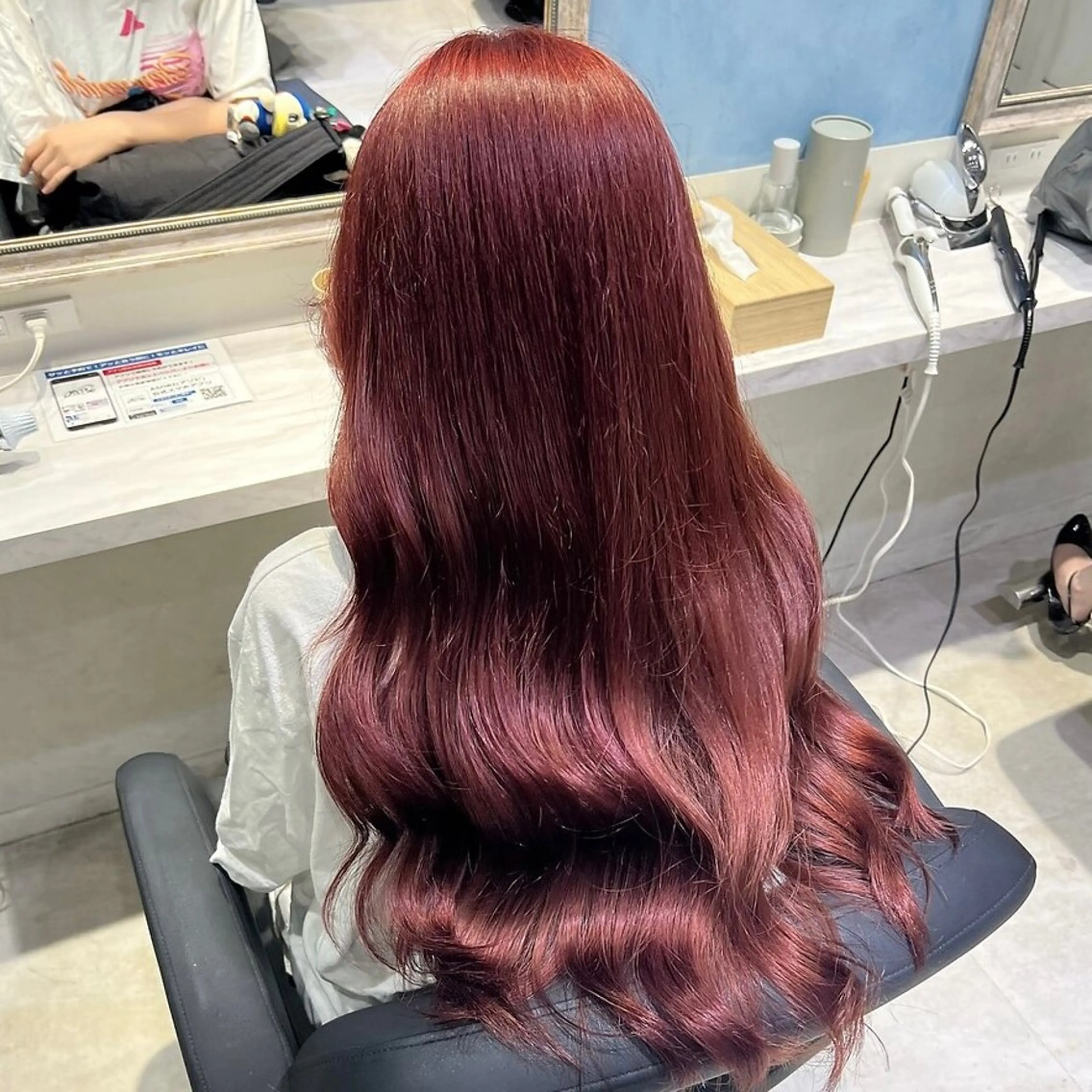 ロング カラー ブリーチ ハイトーンカラー ピンクカラー ロング 💖ブリーチ/暖色 𝐘𝐮𝐢💖のヘアスタイル