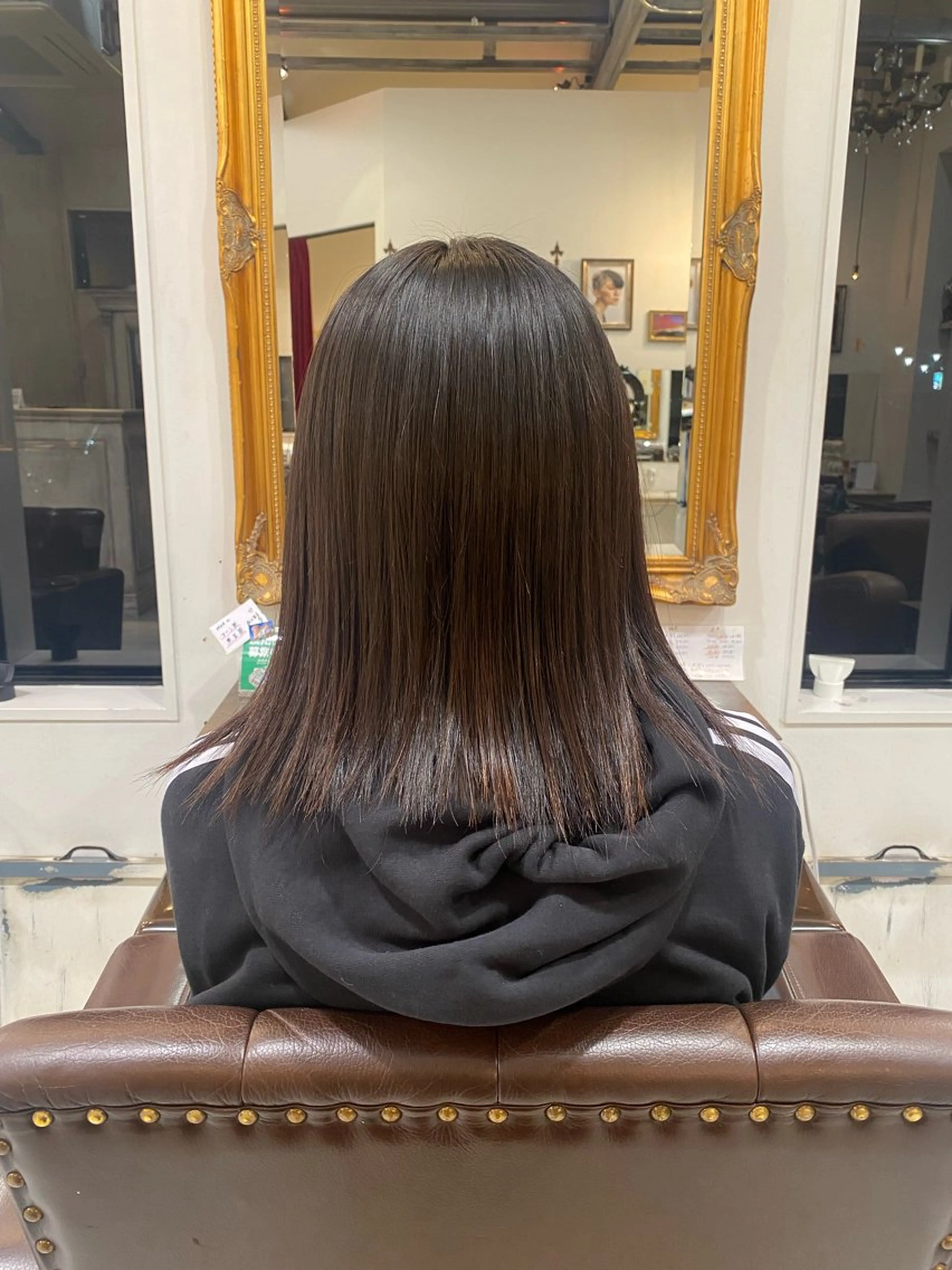 ミディアム 縮毛矯正 green room HAIR DESIGN所属・🍀 maのヘアスタイル