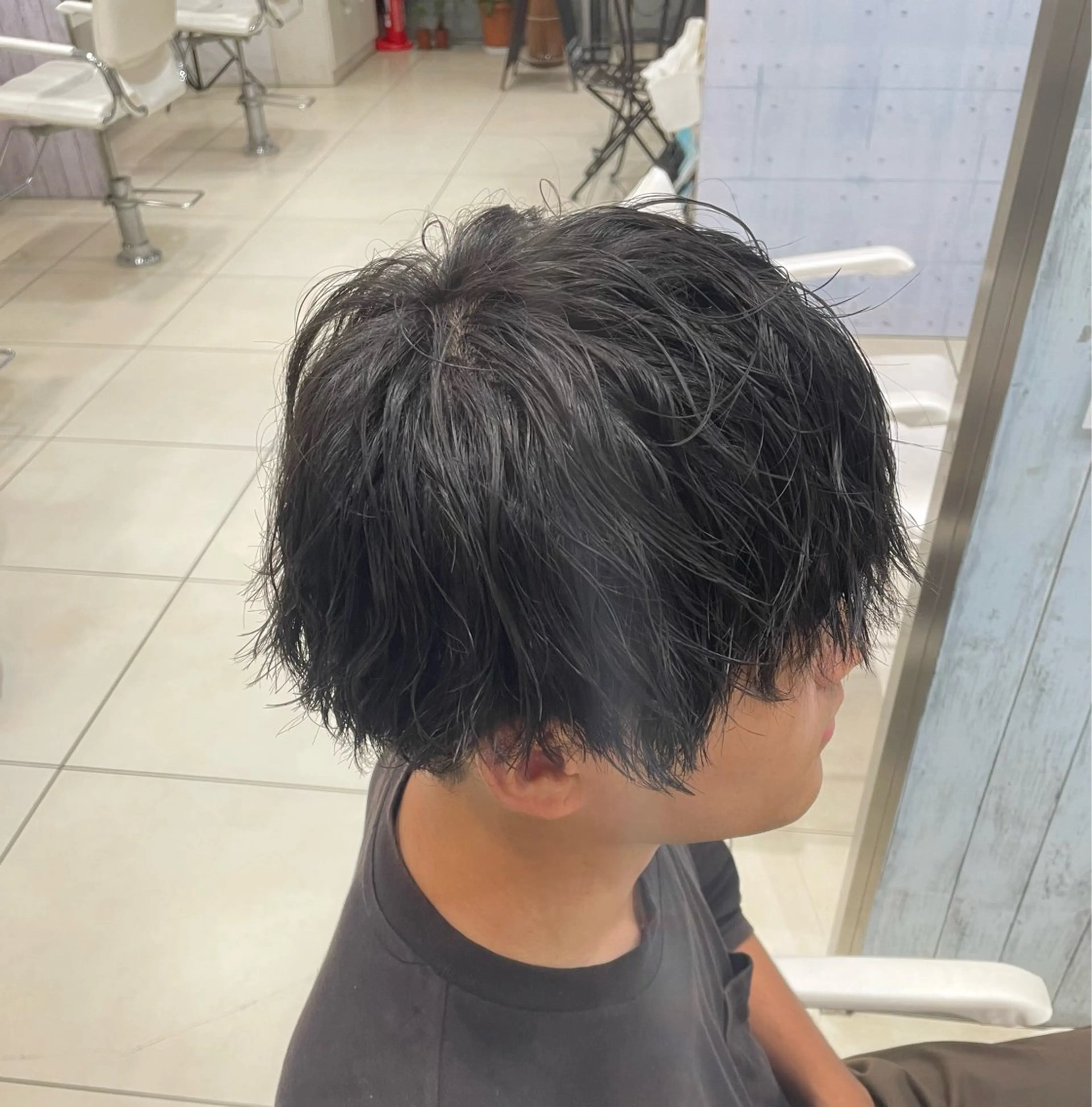 パーマ メンズ カット パーマ メンズパーマ特化 akaneのヘアスタイル