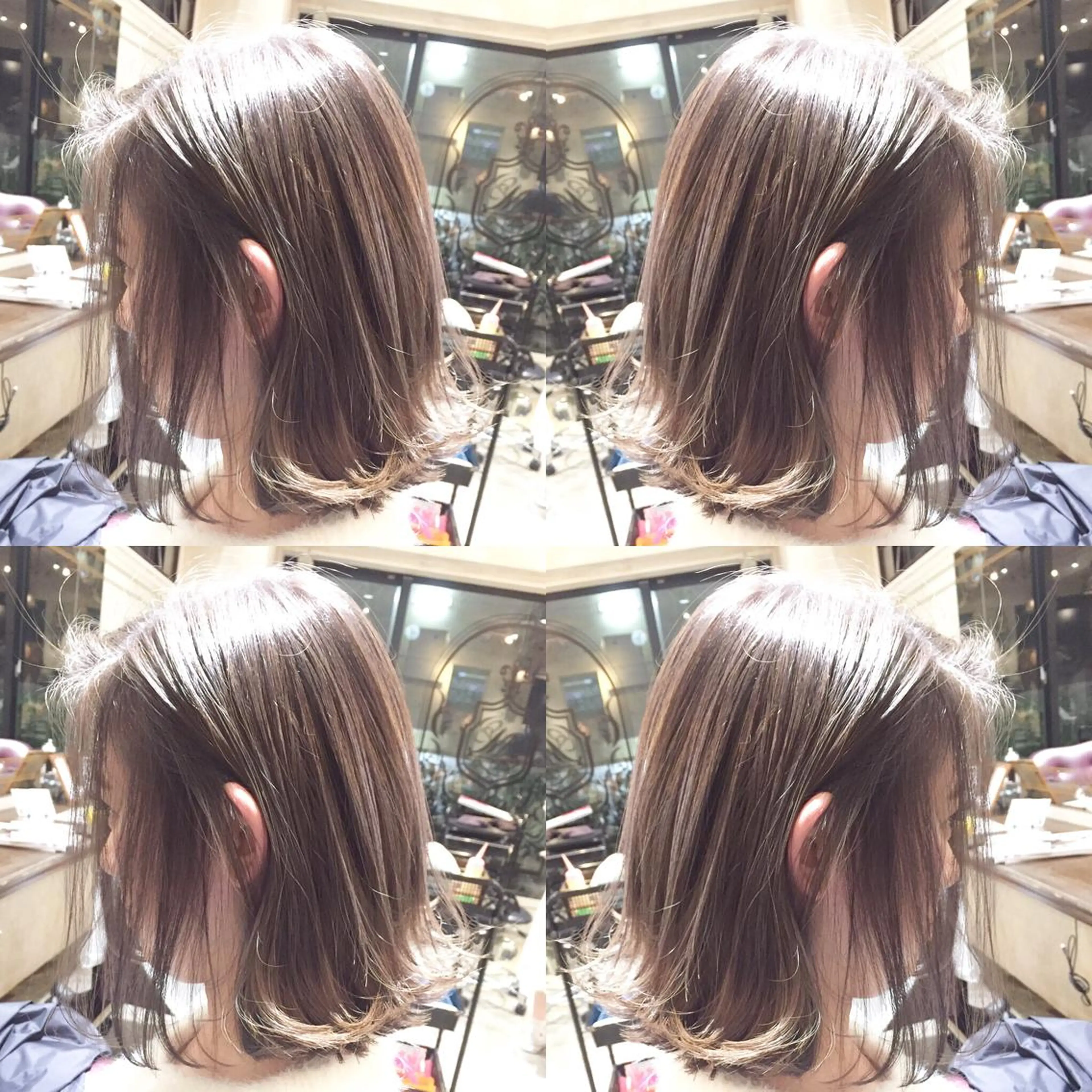 ショート カラー ブリーチ 透明感カラー Salon de MiLK所属・露木 啓介のヘアスタイル