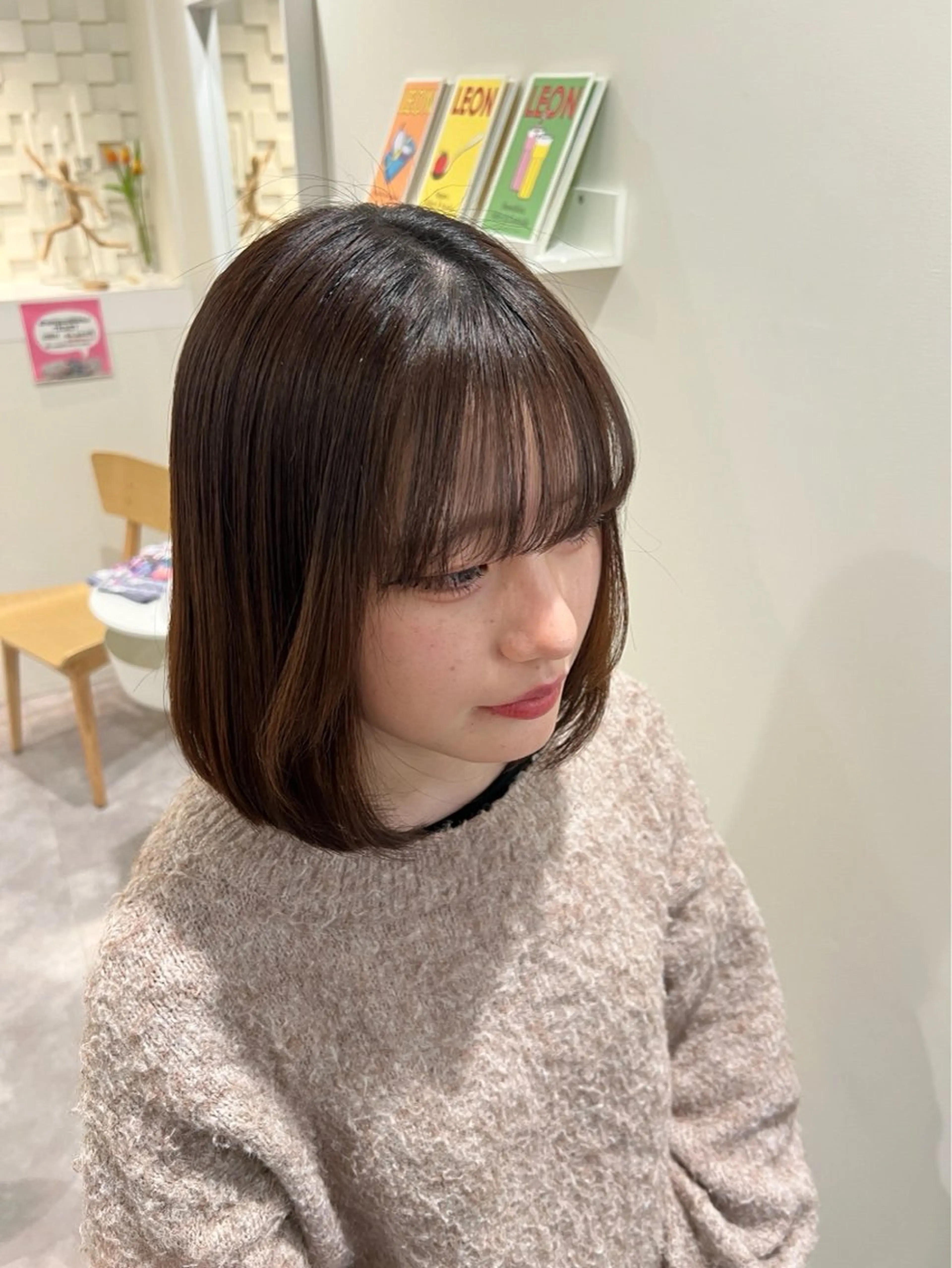 ミディアム CARE ．KOBE所属・京谷 日向のヘアスタイル