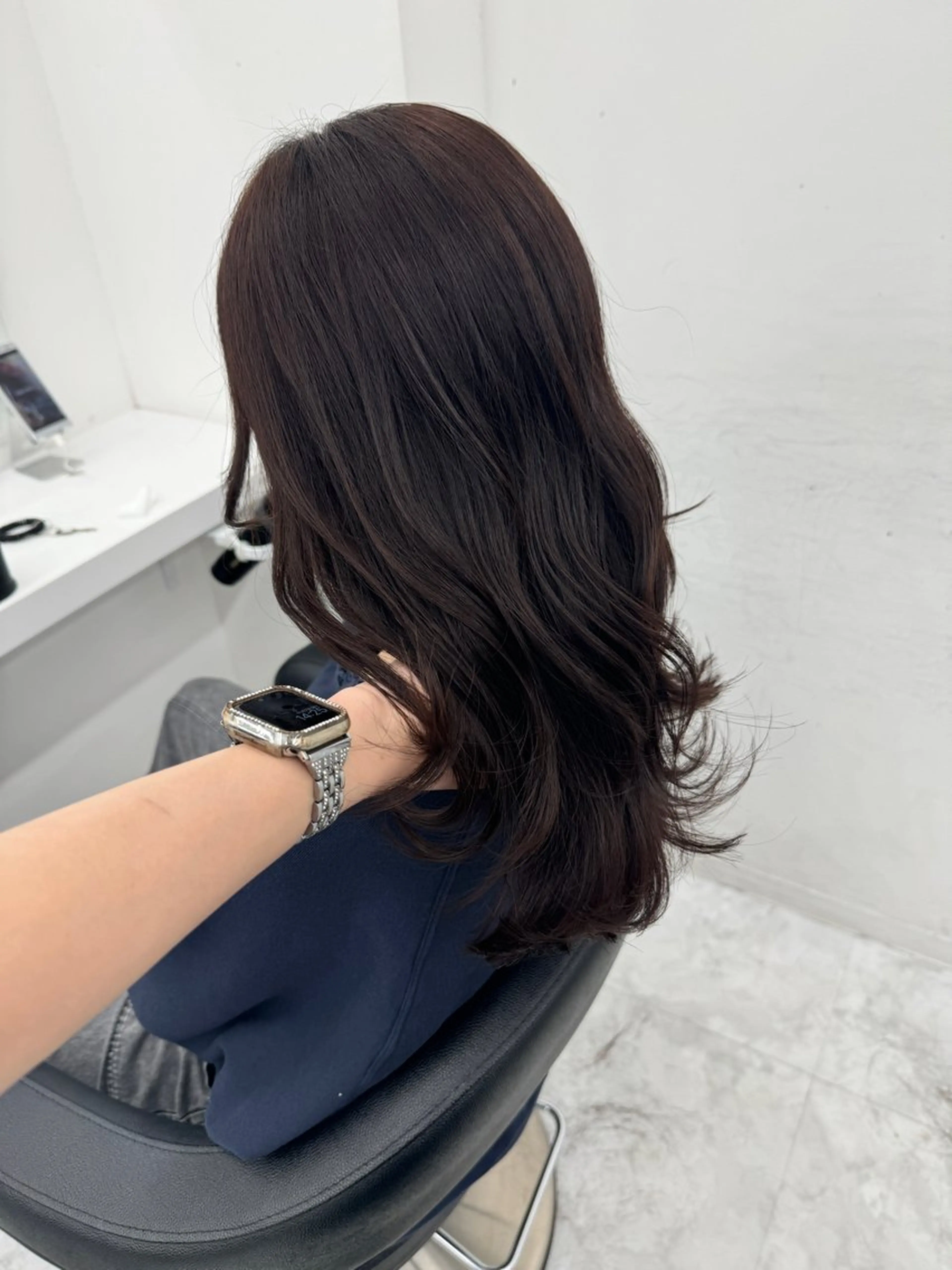 ロング カラー カット ヘアカラー トリートメント ヘッドスパ ヘアセット 💖透明感カラー＆暗 髪専門💖Akariのヘアスタイル