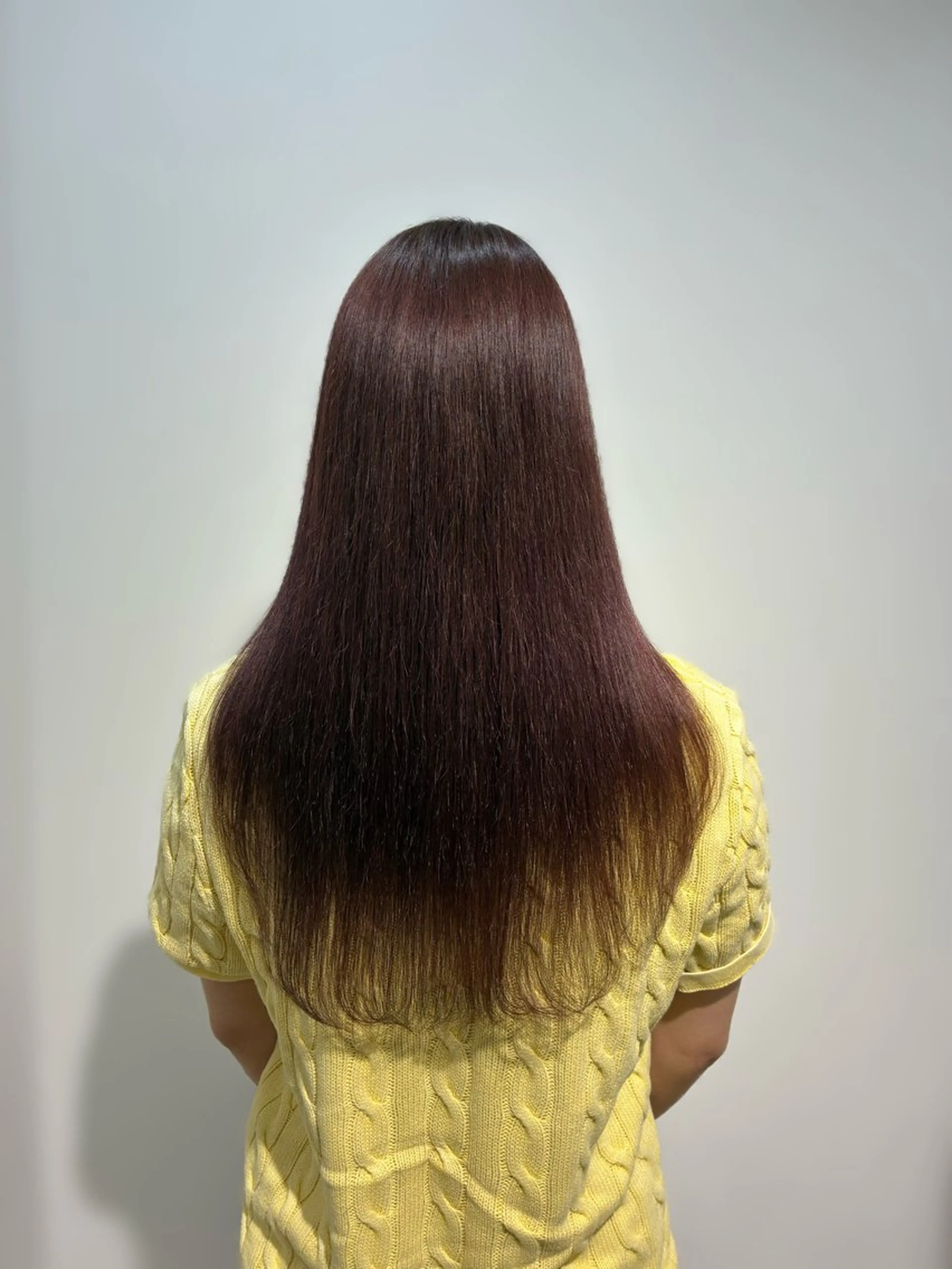 ロング カラー ブラウンカラー ピンクカラー ピンクブラウン 梅原 姫🍬🐰のヘアスタイル