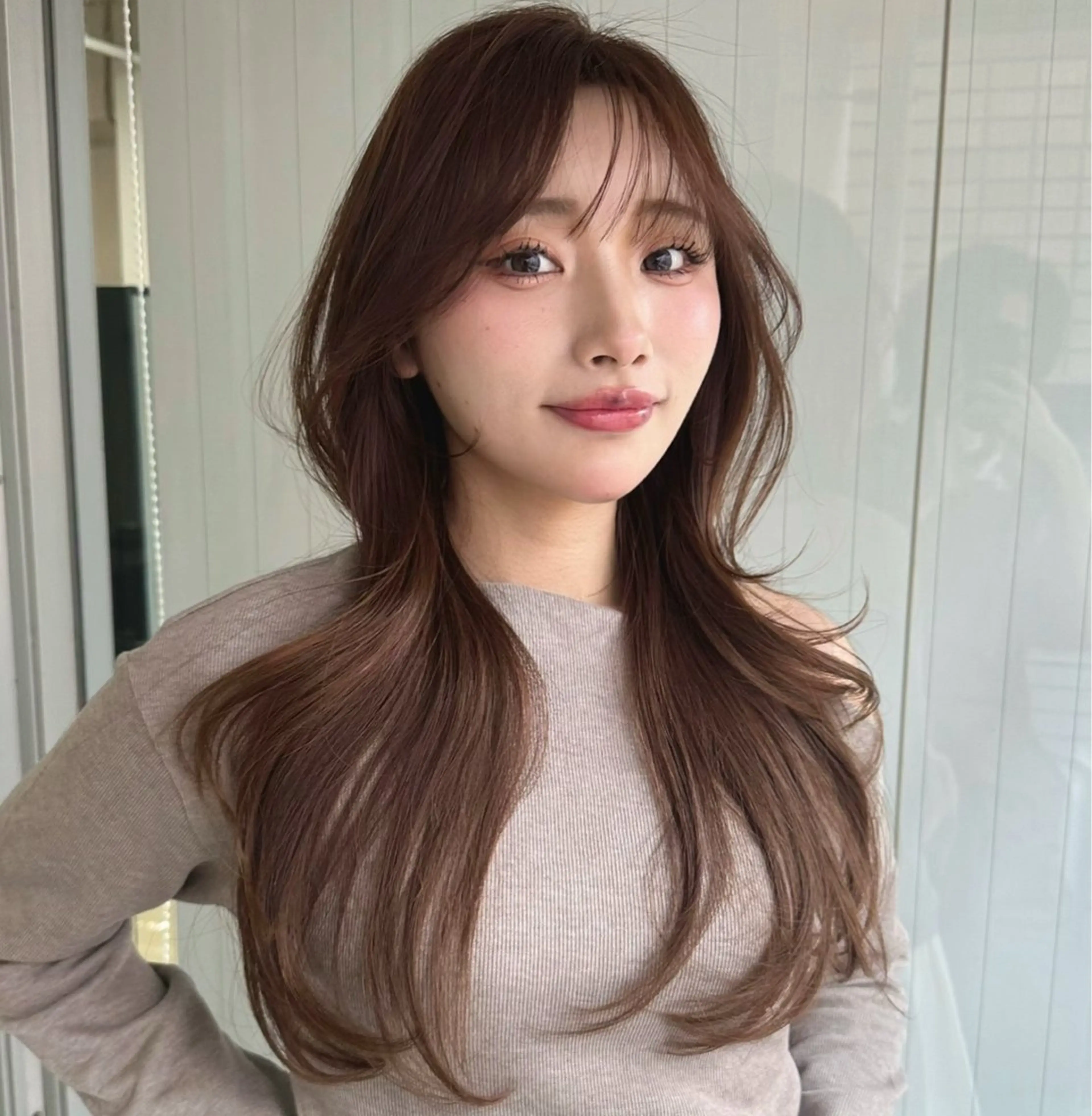 【⭐️期間限定⭐️】艶カラー＋ケアトリートメント✨ロング料金無しの写真