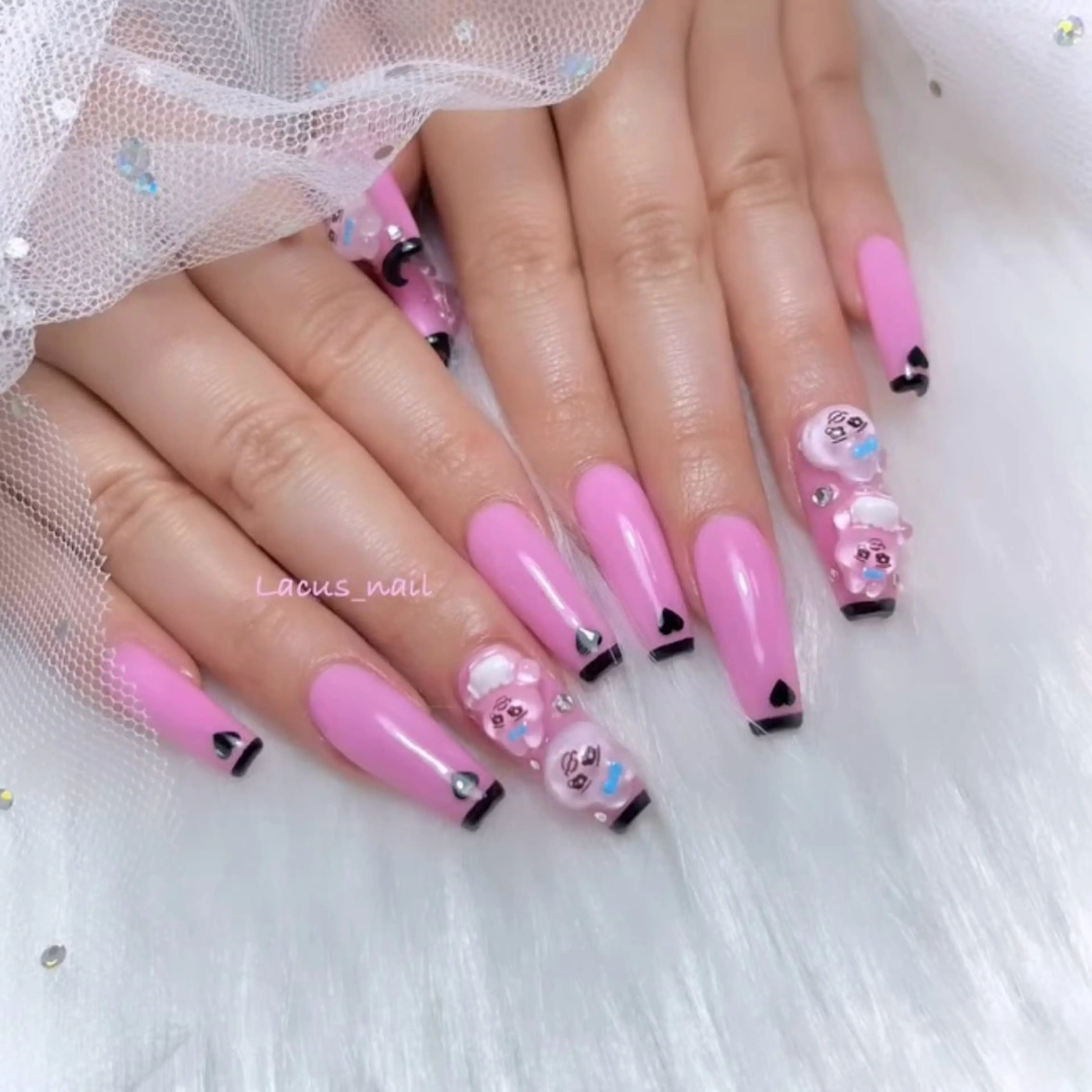 ネイル アートネイル スカルプネイル Nail Salon Lacusのネイルデザイン