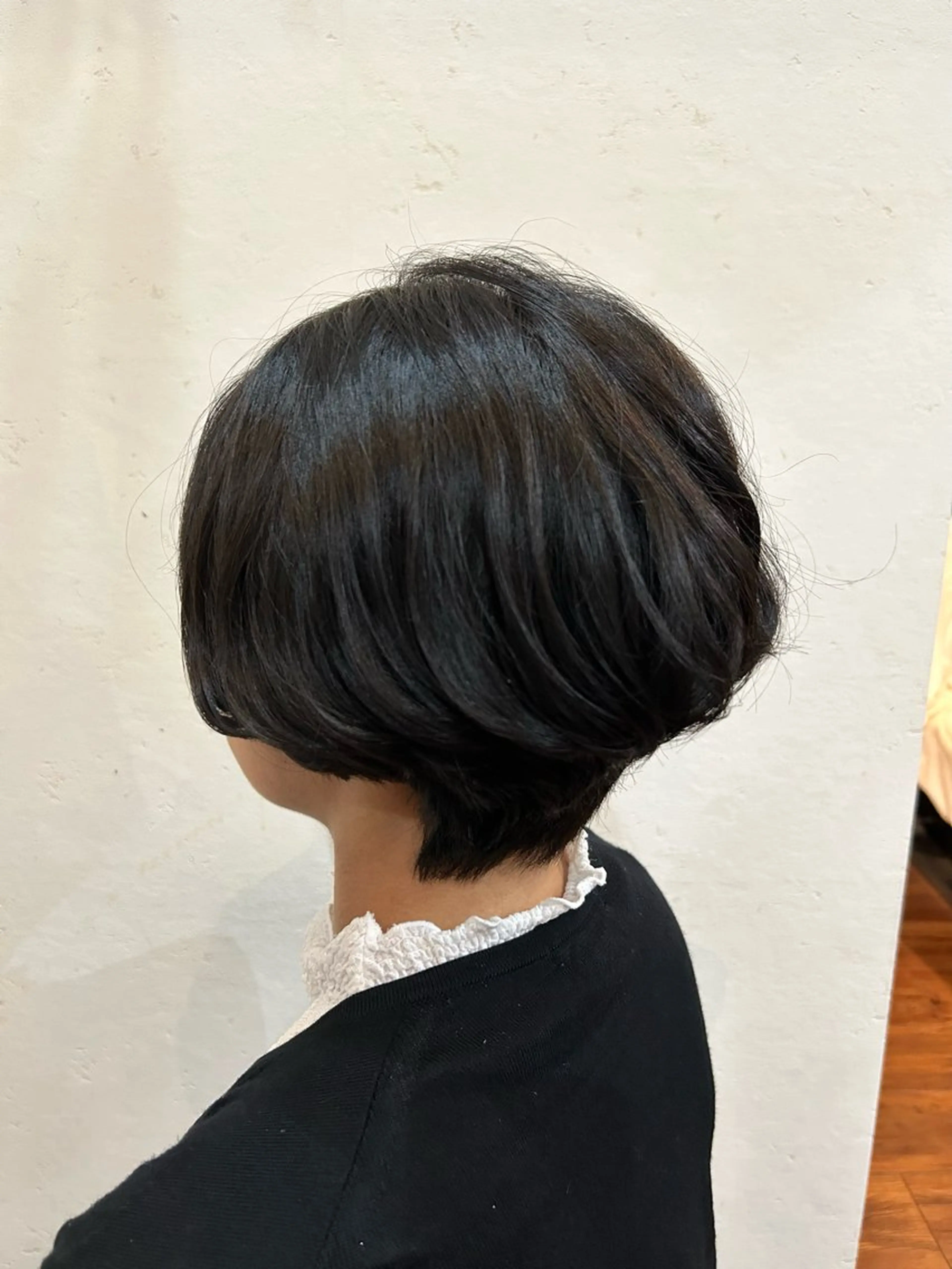 ショート 顔周りカット レイヤーカット ショートヘア STORY所属・story 増田 わかなのヘアスタイル