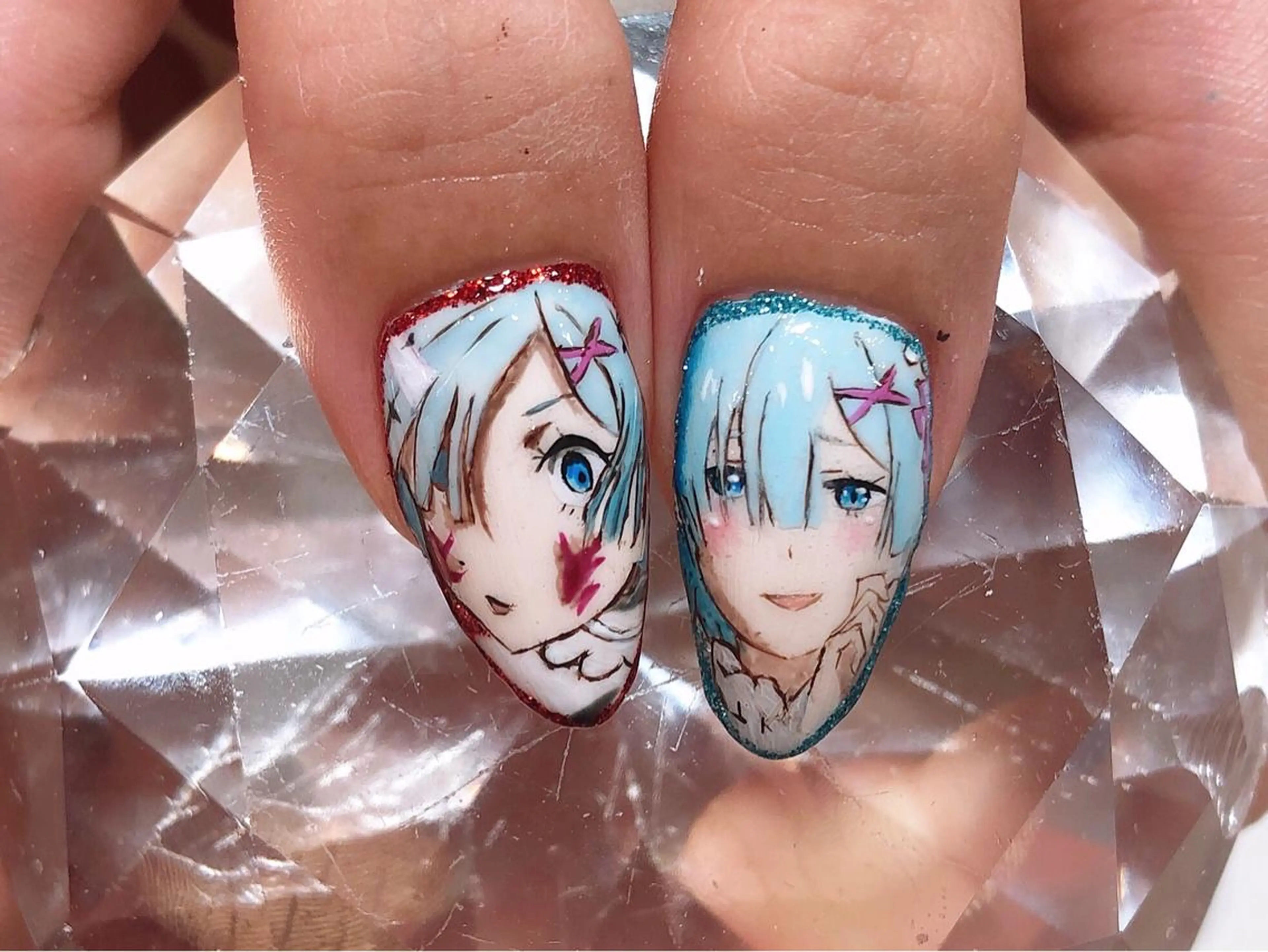 ロング カラー メンズ キッズ ネイル NAILSGOGO shibuyaのネイルデザイン